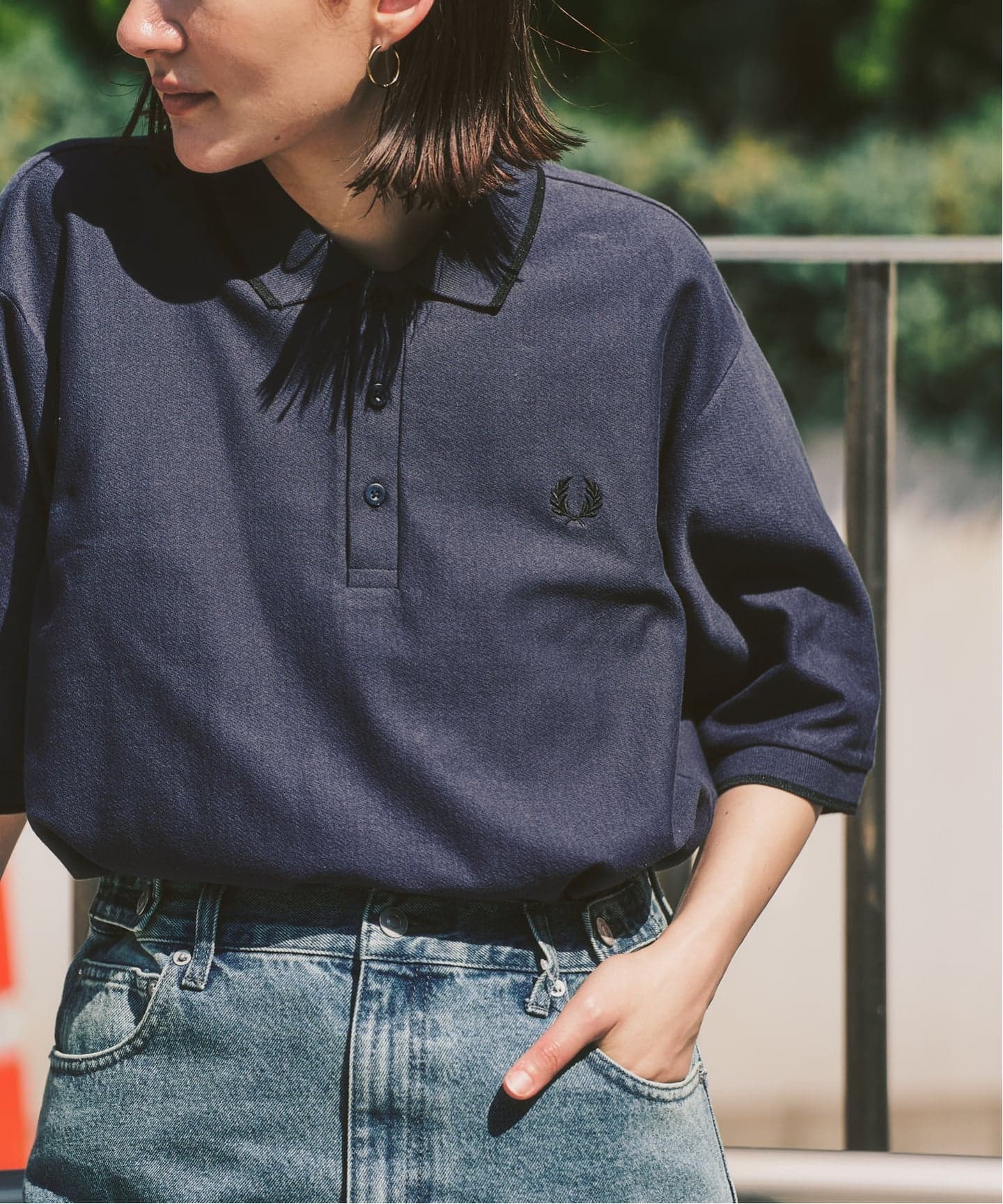 FRED PERRY / フレッドペリー417別注 Crepe Pique Shirt（ポロシャツ