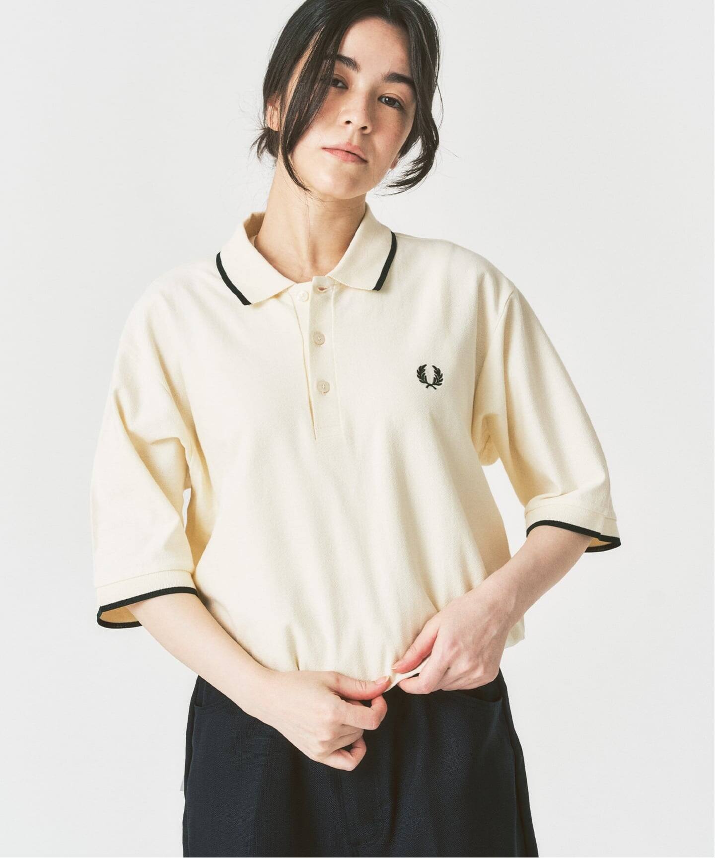 『数日のみ出品』FRED PERRY XL フレンドペリーポロシャツ　別注モデル 楽天市場】フレッドペリー/FRED PERRY 布帛切替ポロシャツ 半袖鹿の子