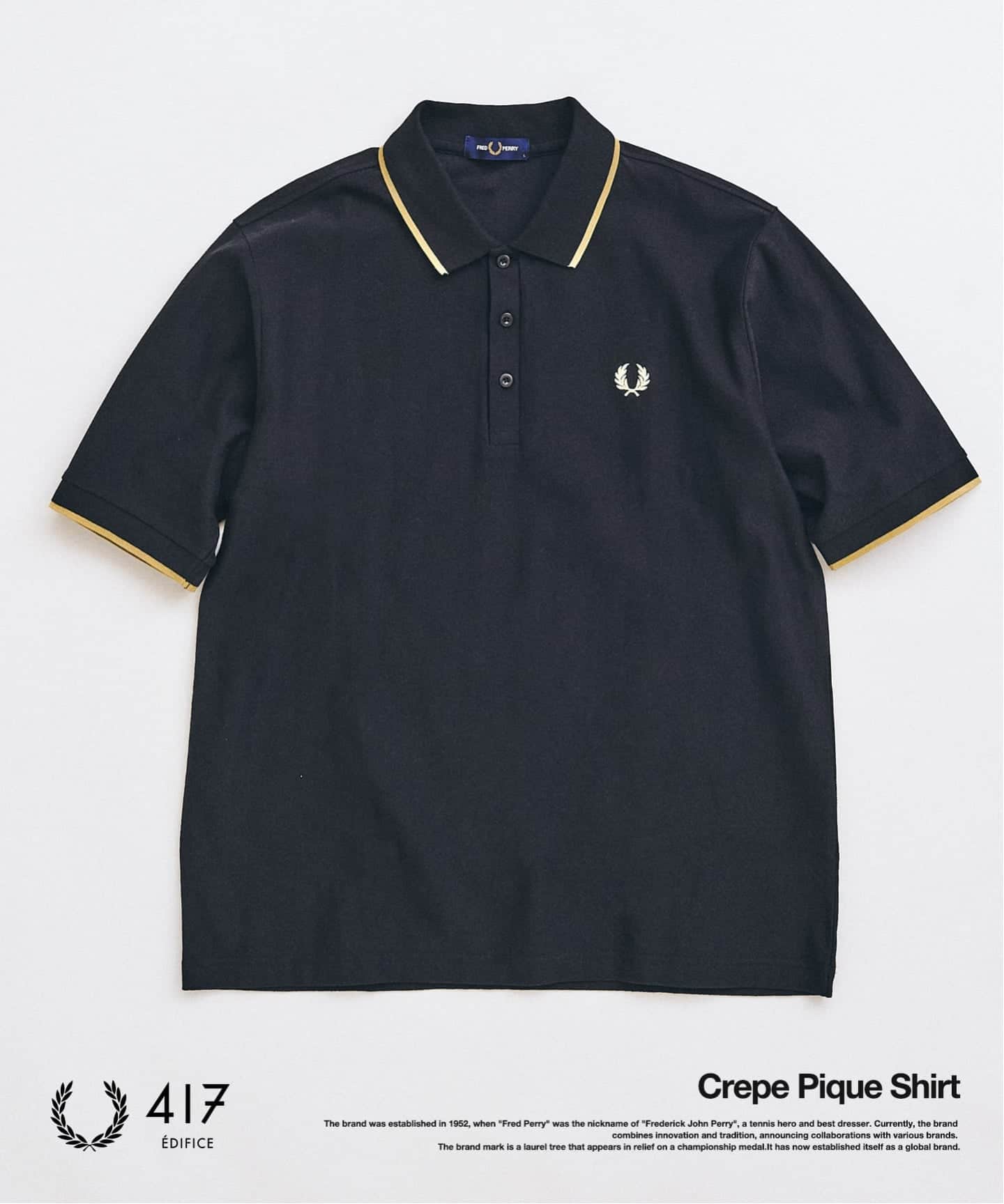 FRED PERRY / フレッドペリー417別注 Crepe Pique Shirt（ポロシャツ