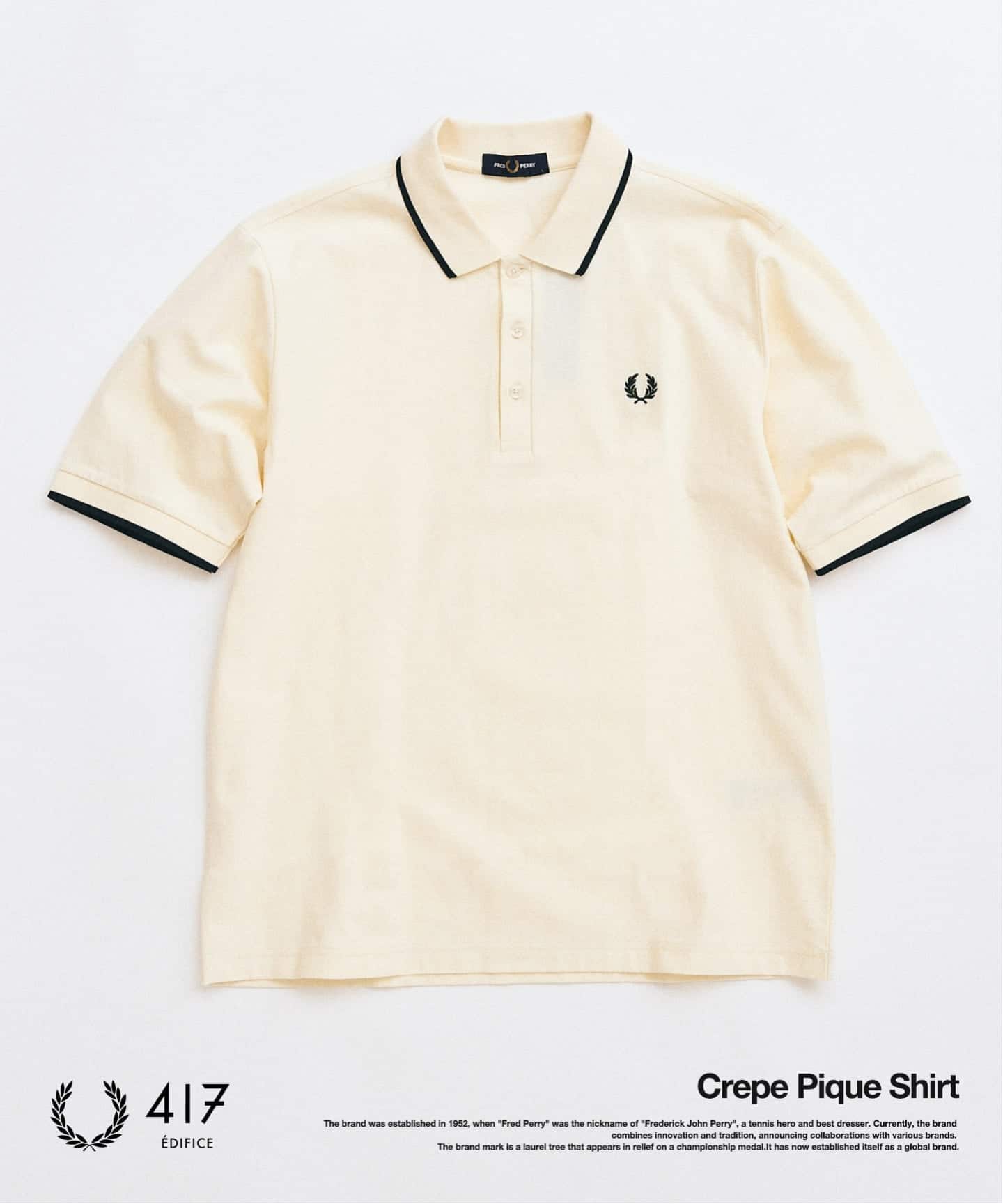 FRED PERRY / フレッドペリー417別注 Crepe Pique Shirt（ポロシャツ