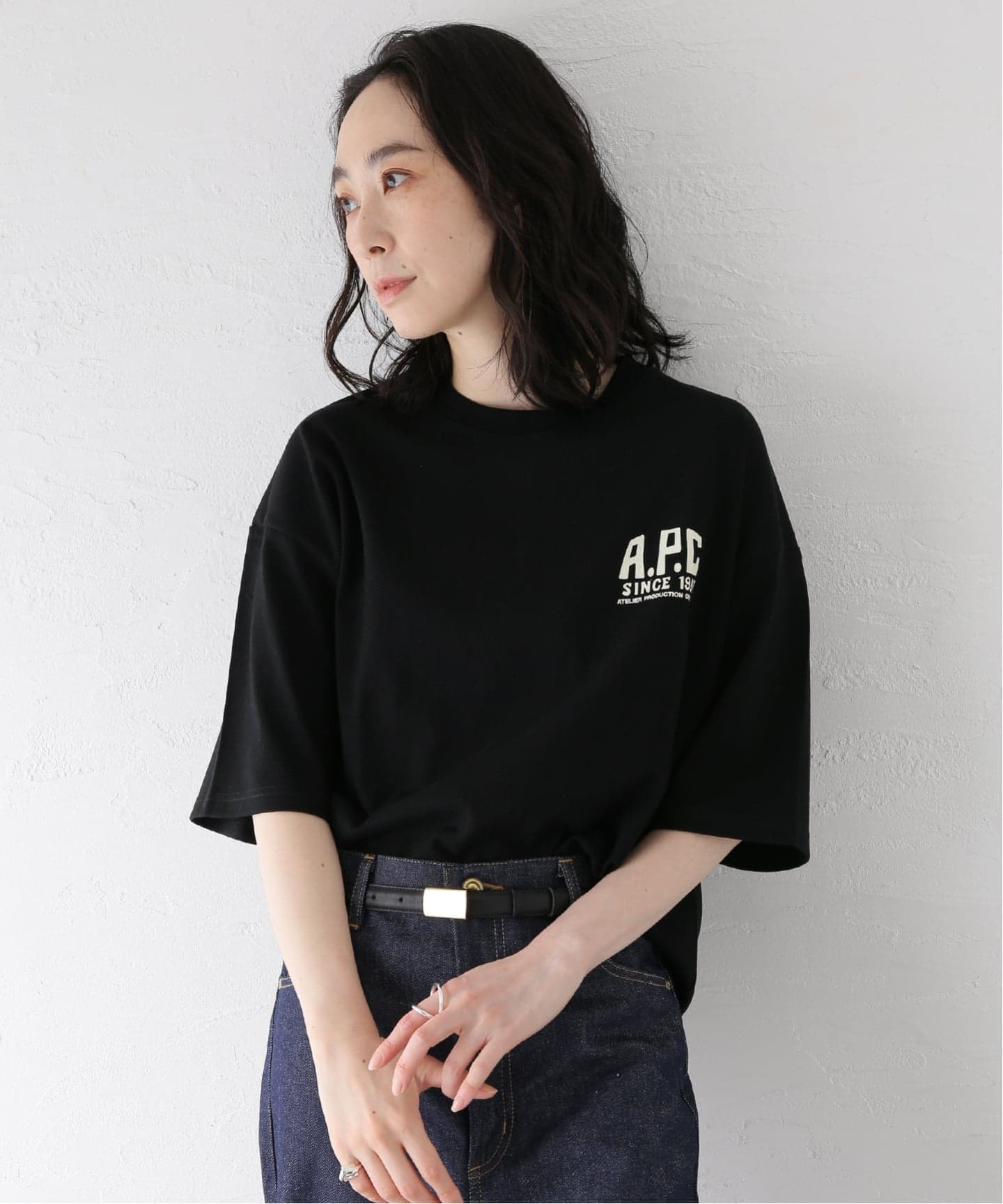 A.P.C. / アー・ペー・セー】417別注 Print Label Tシャツ（Tシャツ