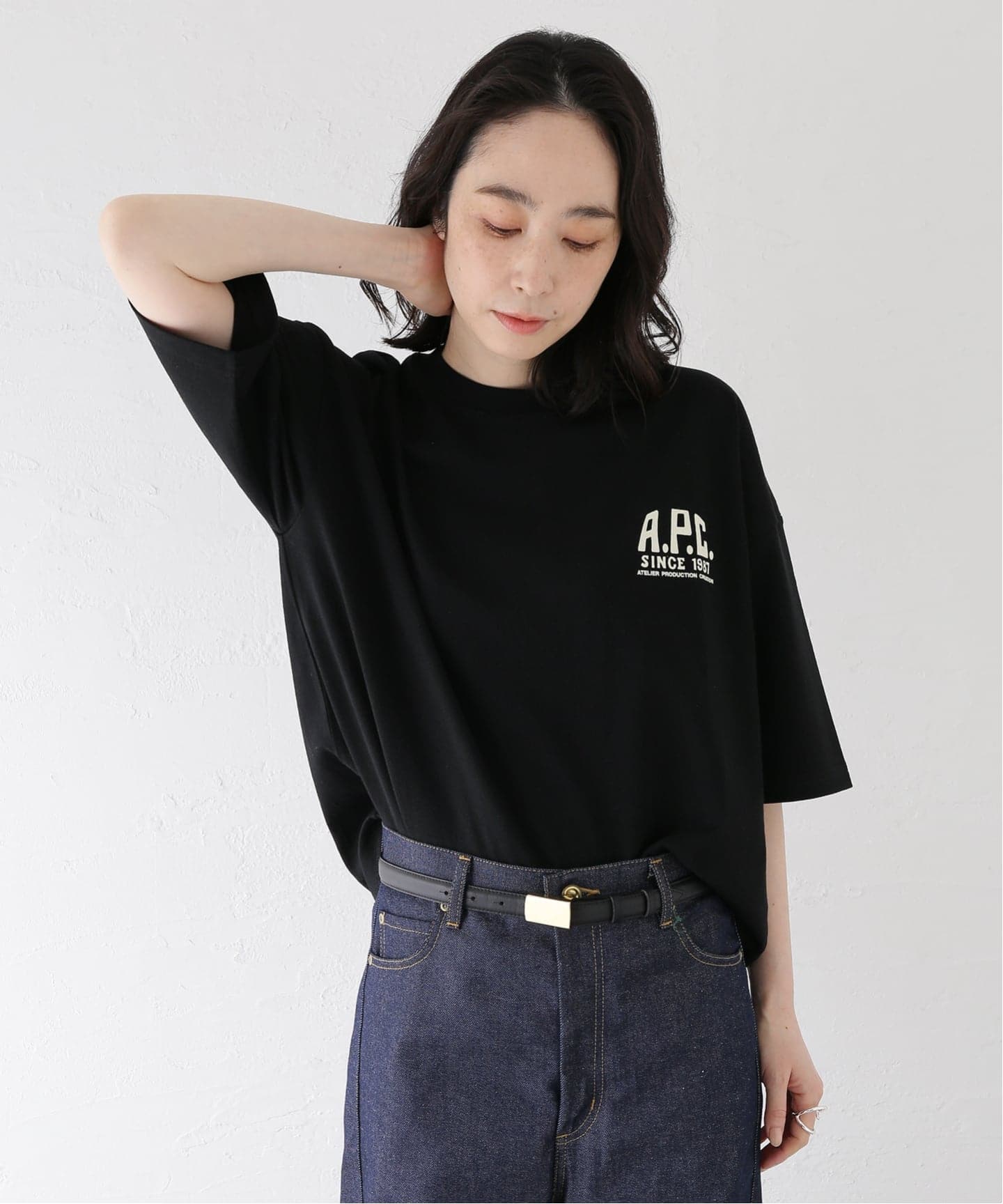 A.P.C. / アー・ペー・セー】417別注 Print Label Tシャツ（Tシャツ