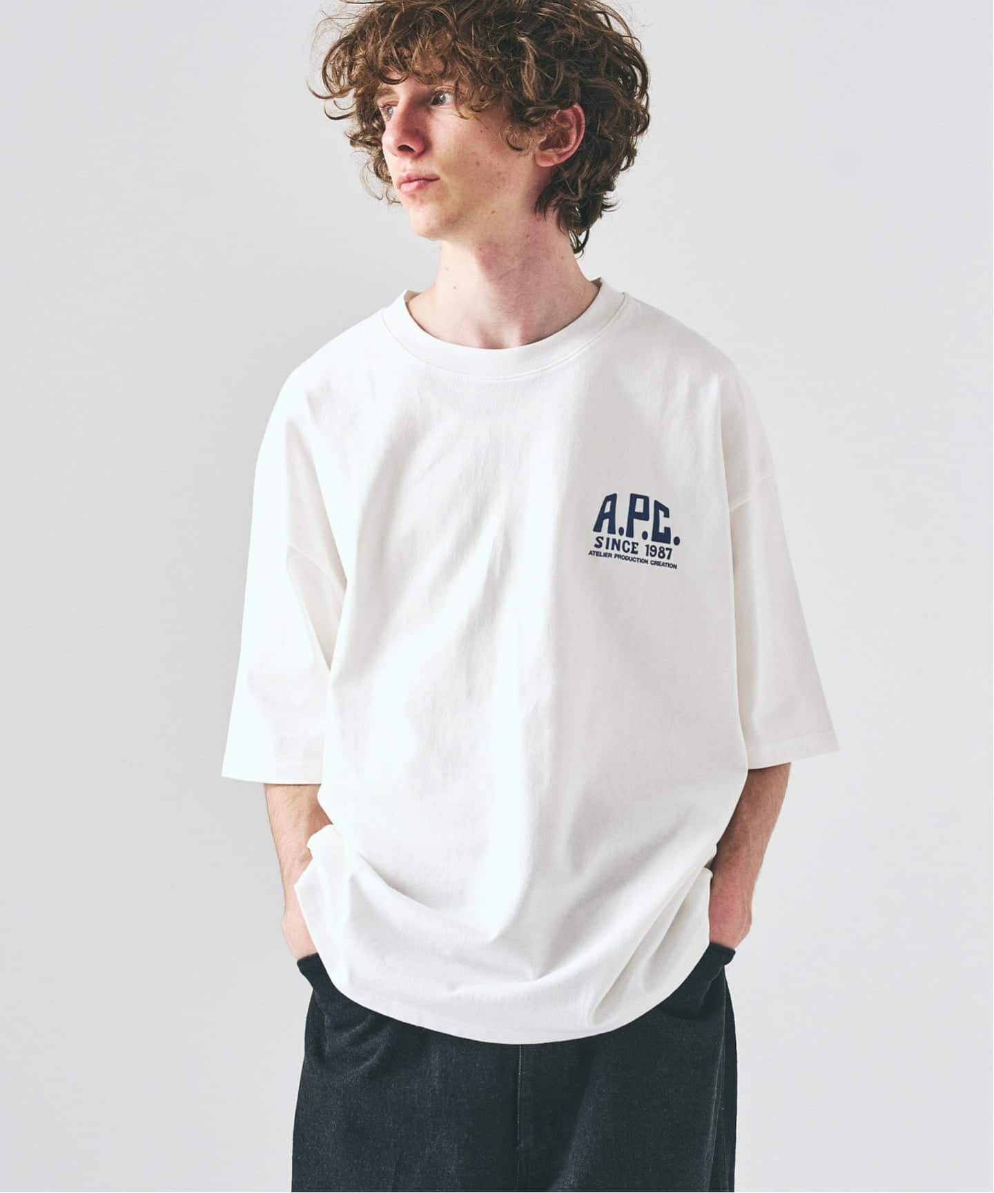 A.P.C. / アー・ペー・セー】417別注 Print Label Tシャツ（Tシャツ