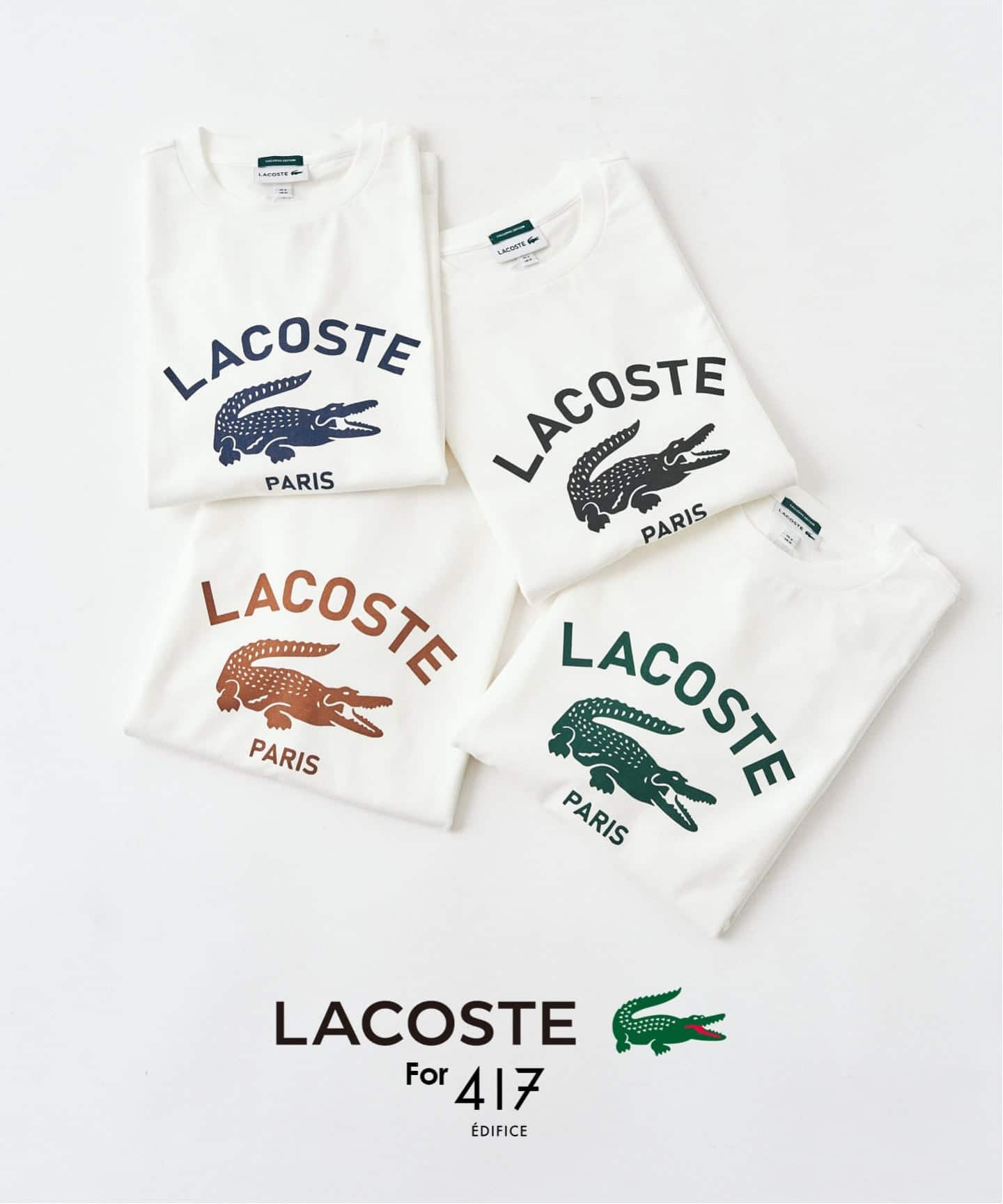 LACOSTE / ラコステ】 417別注 Print Tシャツ（Tシャツ／カットソー