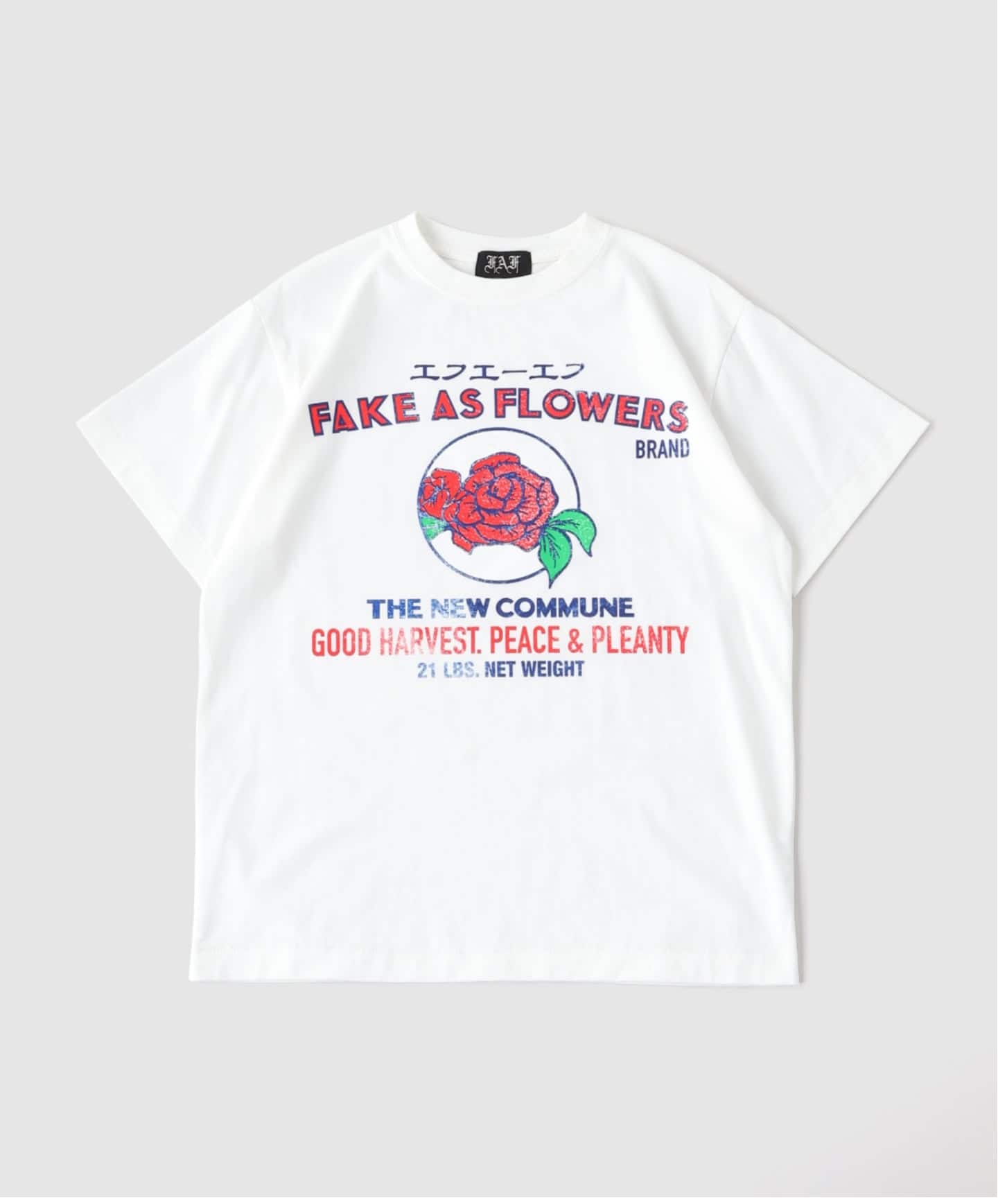FAF(Fake As Flowers) / Knit Polo 25ss 短丈 FAF (FAKE AS FLOWERS) / フェイク アズ フラワーズ LABEL TEE（T