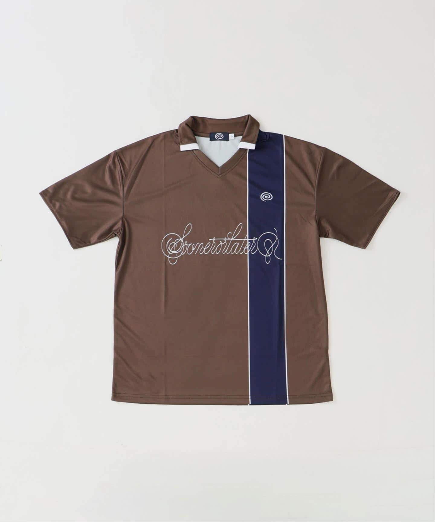 Sol Soonerorlater soccer shirt　サイズL SOL soonerorlater / スーナーオアレイター CURSIVE LOGO SOCCER SHIRT