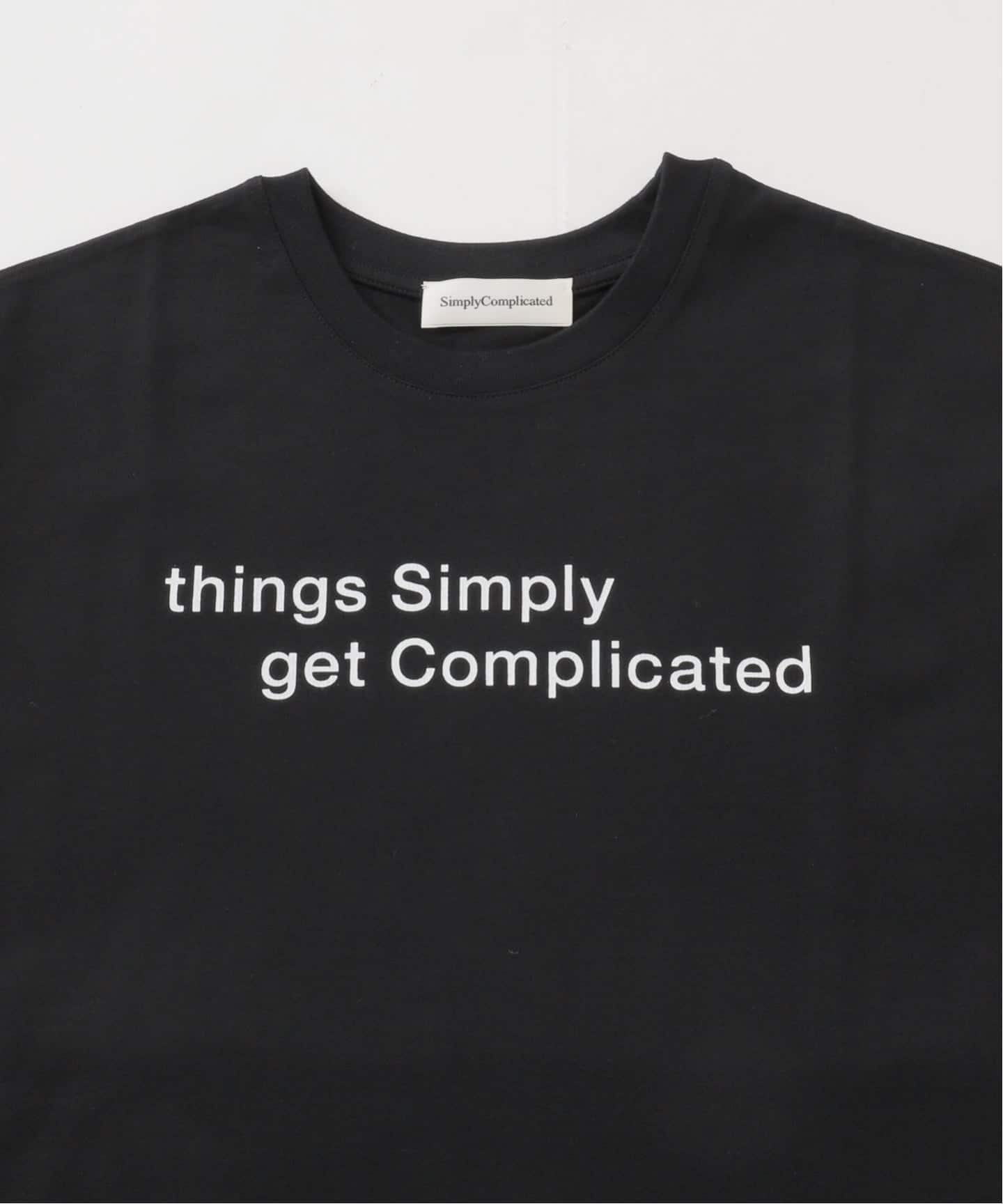 Simply Complicated / シンプリーコンプリケイテッド MESSAGE TEE（T