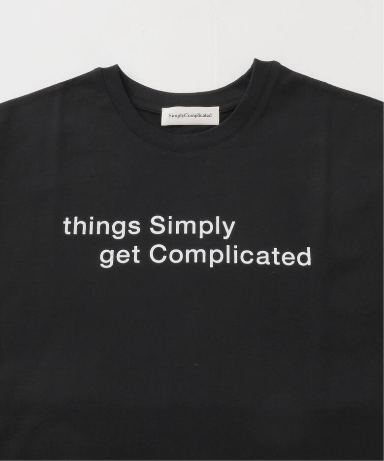 Simply Complicated / シンプリーコンプリケイテッド MESSAGE TEE（T 