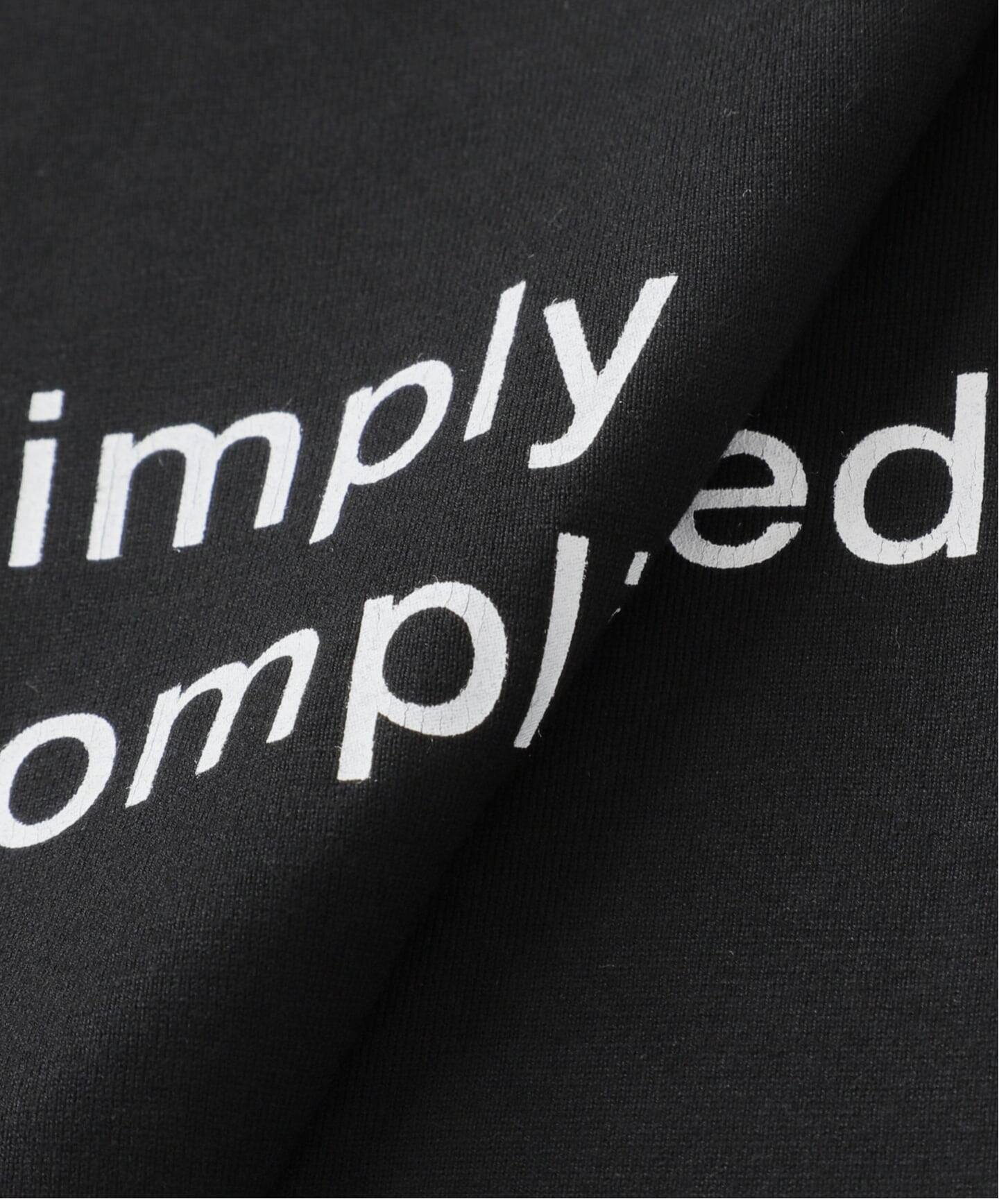 Simply Complicated / シンプリーコンプリケイテッド MESSAGE TEE（T