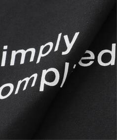 Simply Complicated / シンプリーコンプリケイテッド MESSAGE TEE（T 