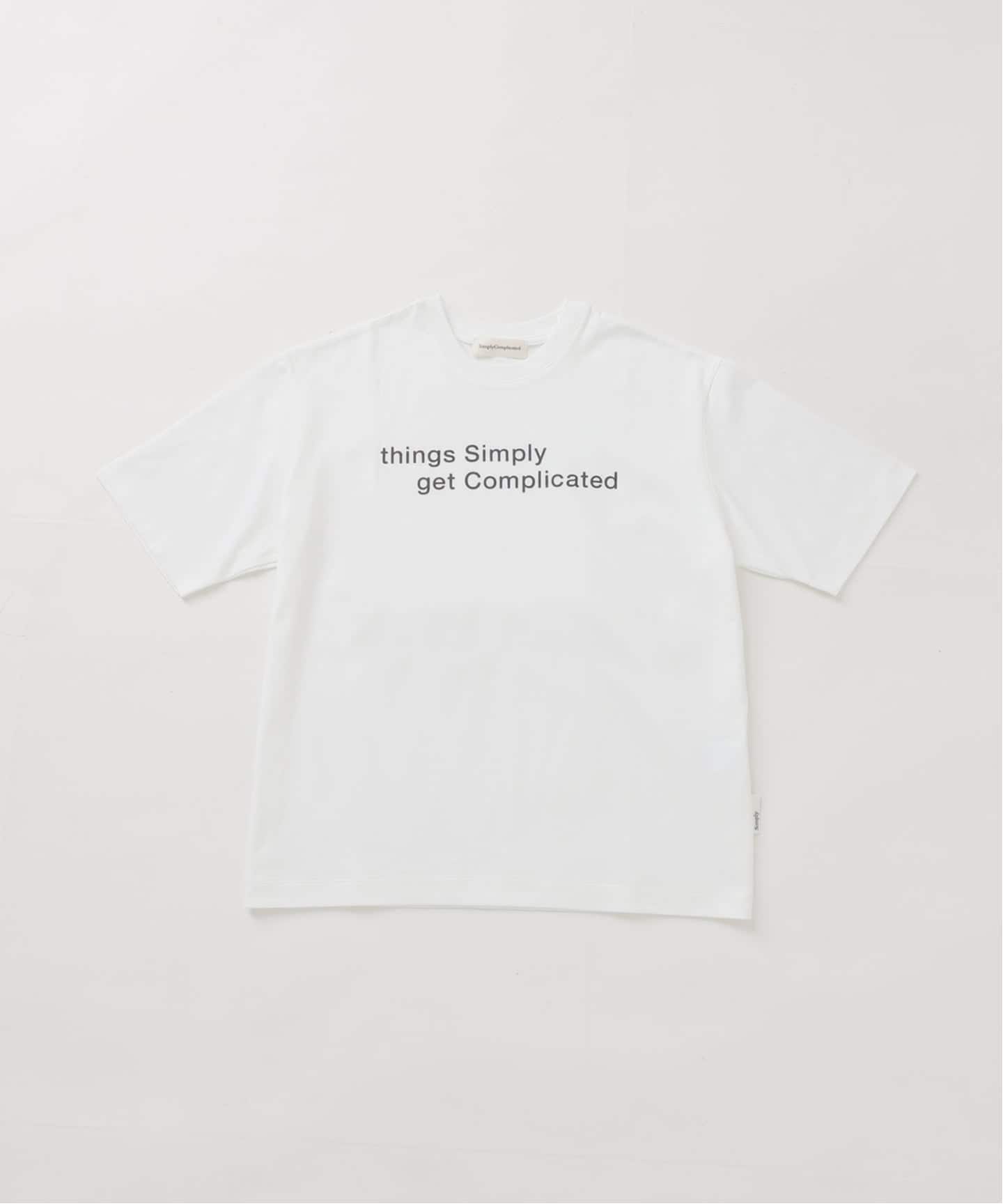 Simply Complicated / シンプリーコンプリケイテッド MESSAGE TEE（T