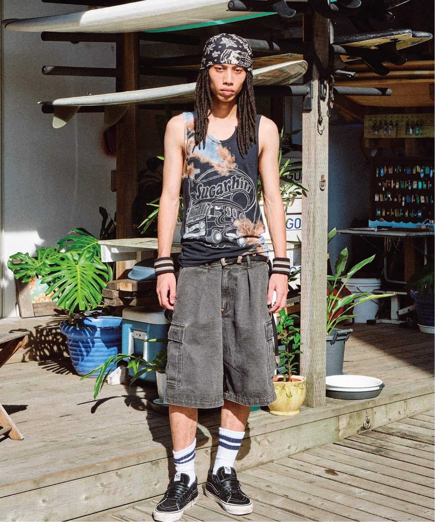 SUGARHILL×CarService MELT DYE TANK（タンクトップ）｜PULP（パルプ