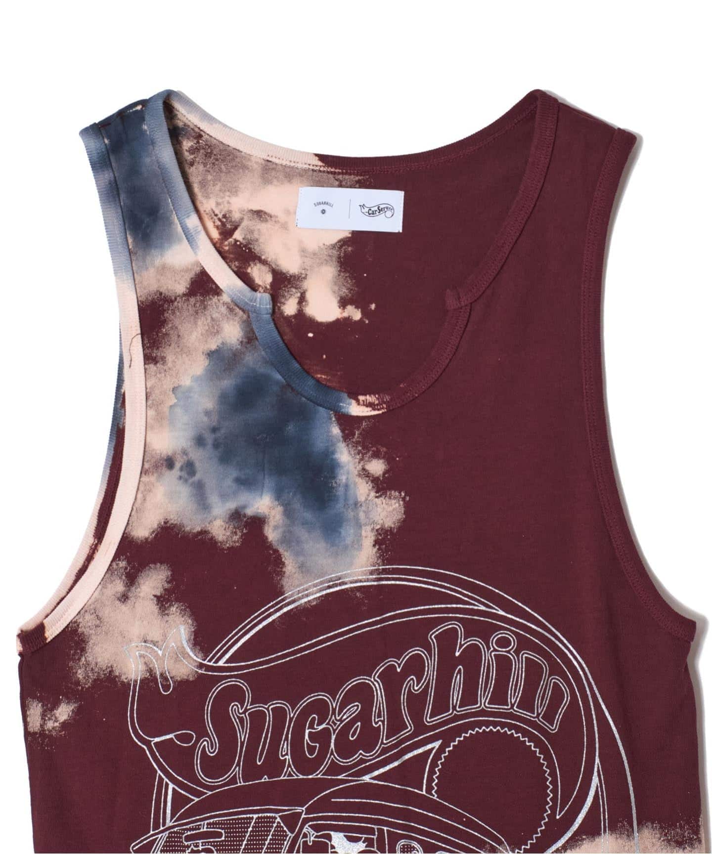 【中古】SUGARHILL | シュガーヒル CarService MELT DYE TANK　ノースリーブ タンクトップ 26880905 ブラック サイズ：2【尾張小牧店】 SUGARHILL×CarService MELT DYE TANK（タンクトップ）｜PULP（パルプ