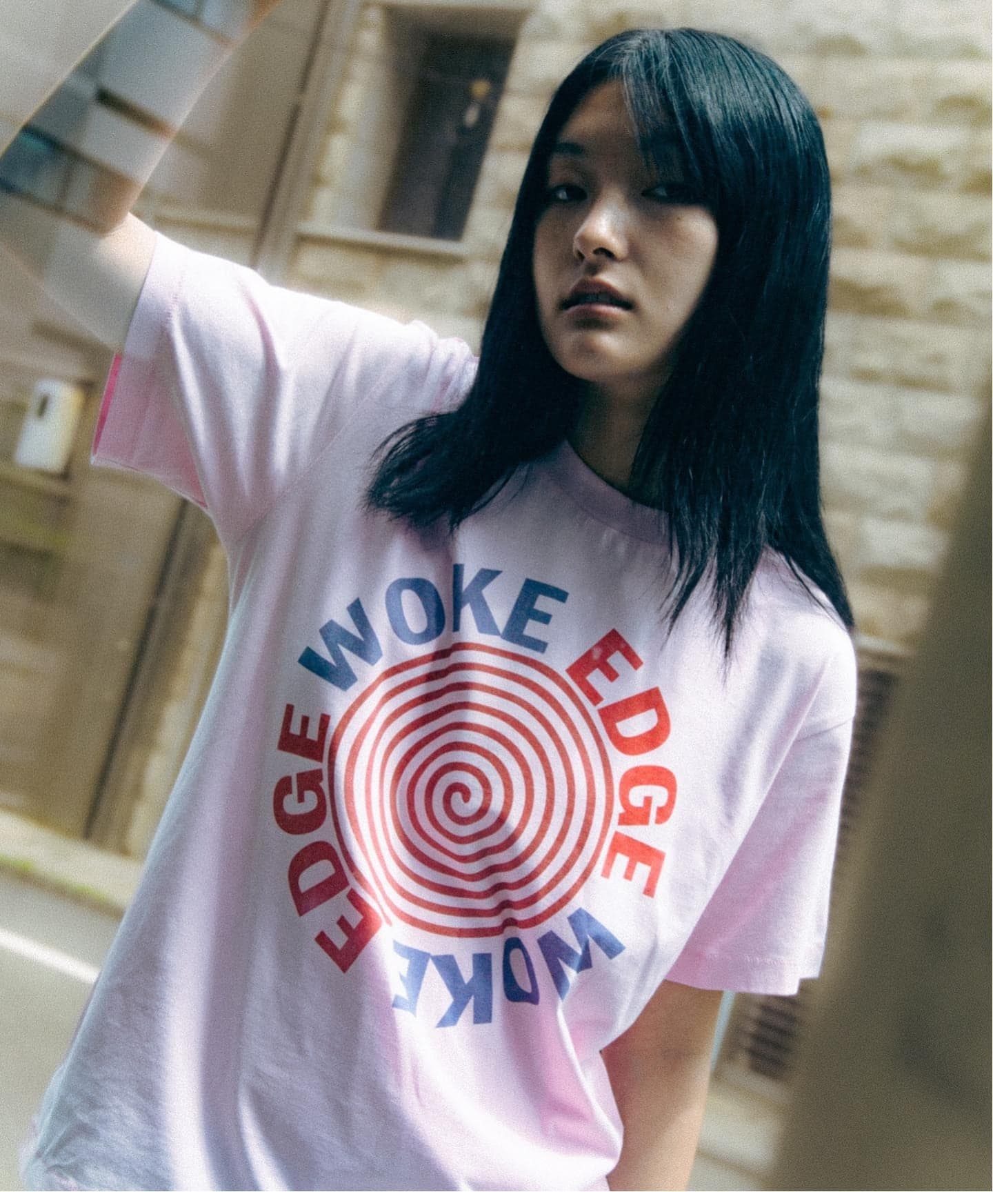 WOKE EDGE / ウォークエッジ CIRCLE LOGO TEE（Tシャツ／カットソー