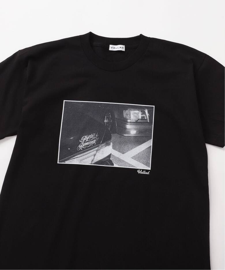 VALLAD / バラッド × JOE × CARSERVICE / RYDE ROMANCE TEE（Tシャツ 