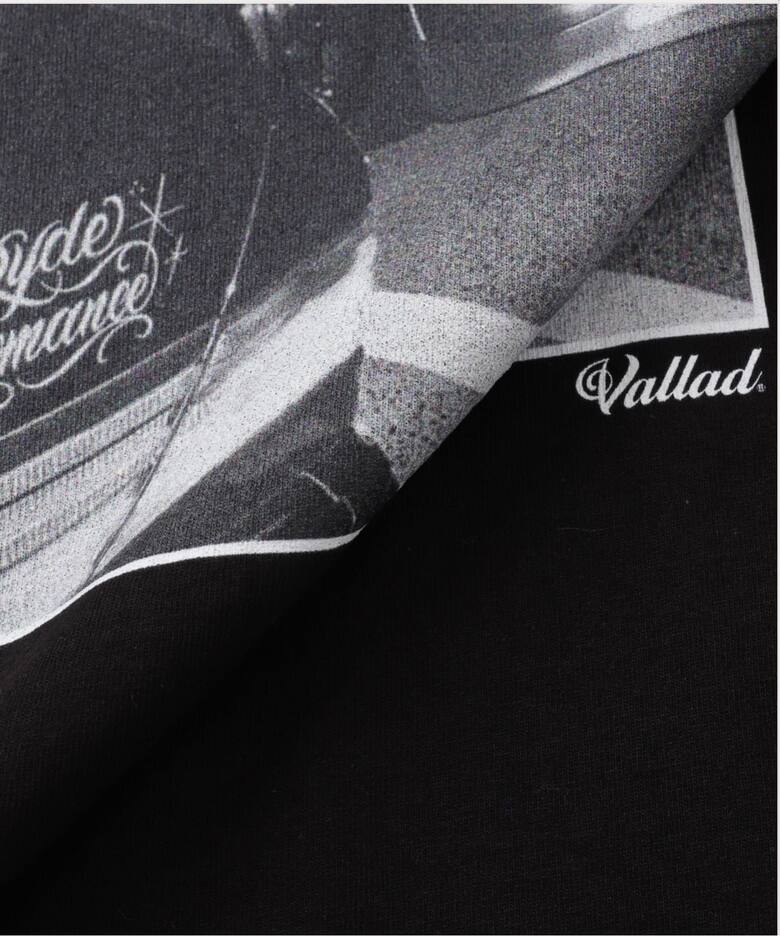 VALLAD / バラッド × JOE × CARSERVICE / RYDE ROMANCE TEE（Tシャツ 