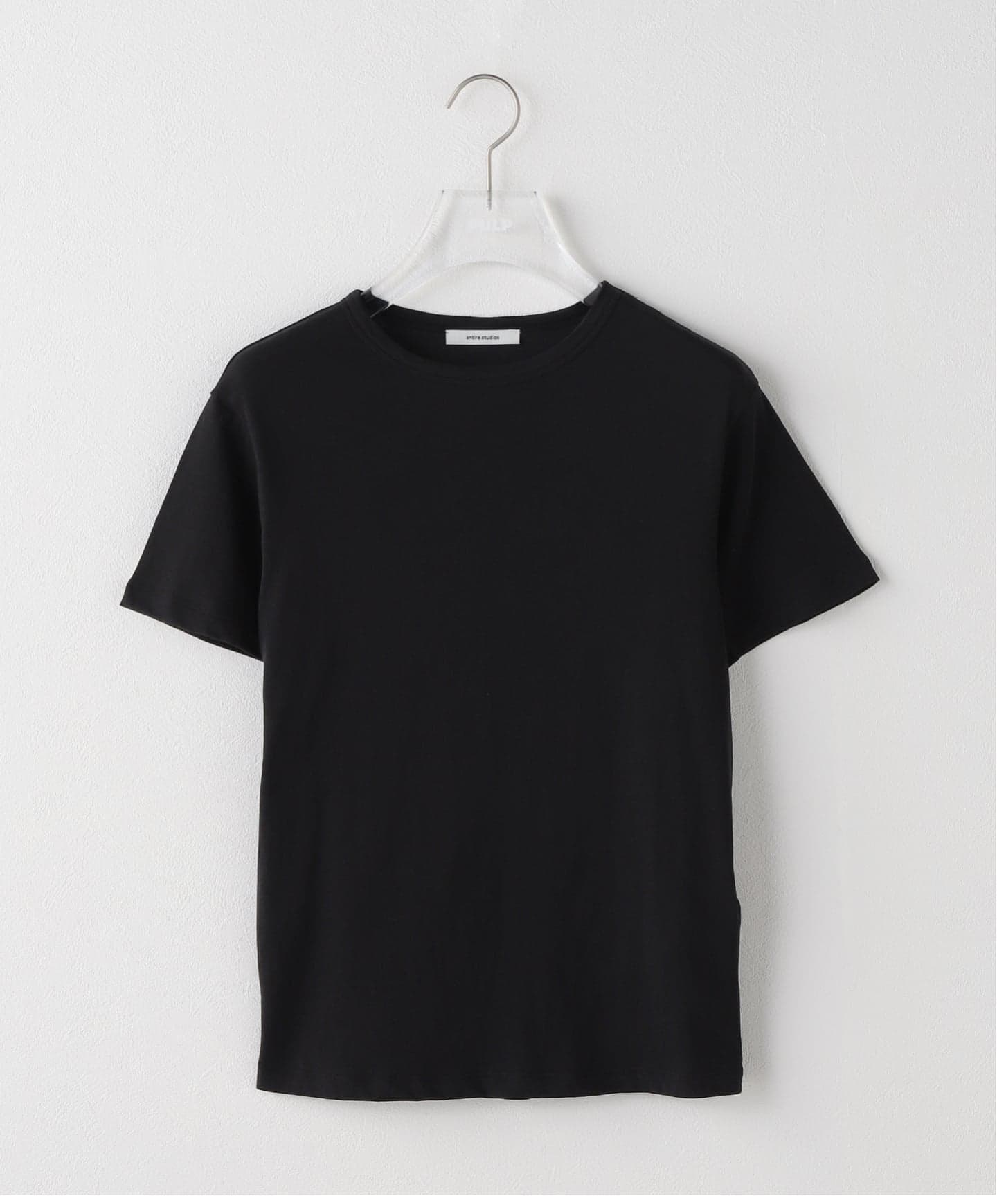 entire studios MINI TEE エンタイアスタジオ ブラック S ENTIRE STUDIOS / エンタイアスタジオ MINI TEE（Tシャツ／カットソー