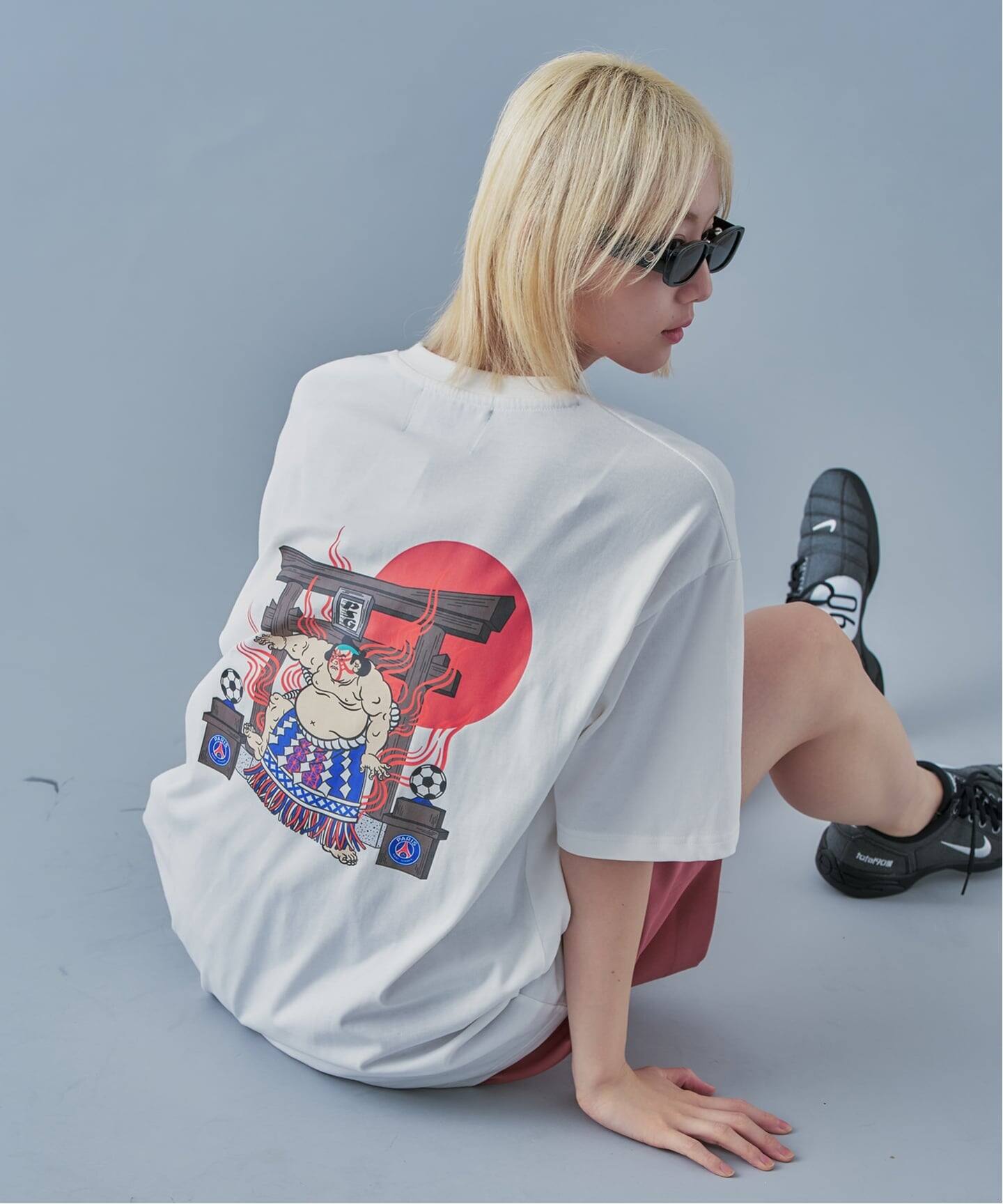 NAO YOSHIHARA x PSG】 RIKISHI GRAPHIC TEE（Tシャツ／カットソー