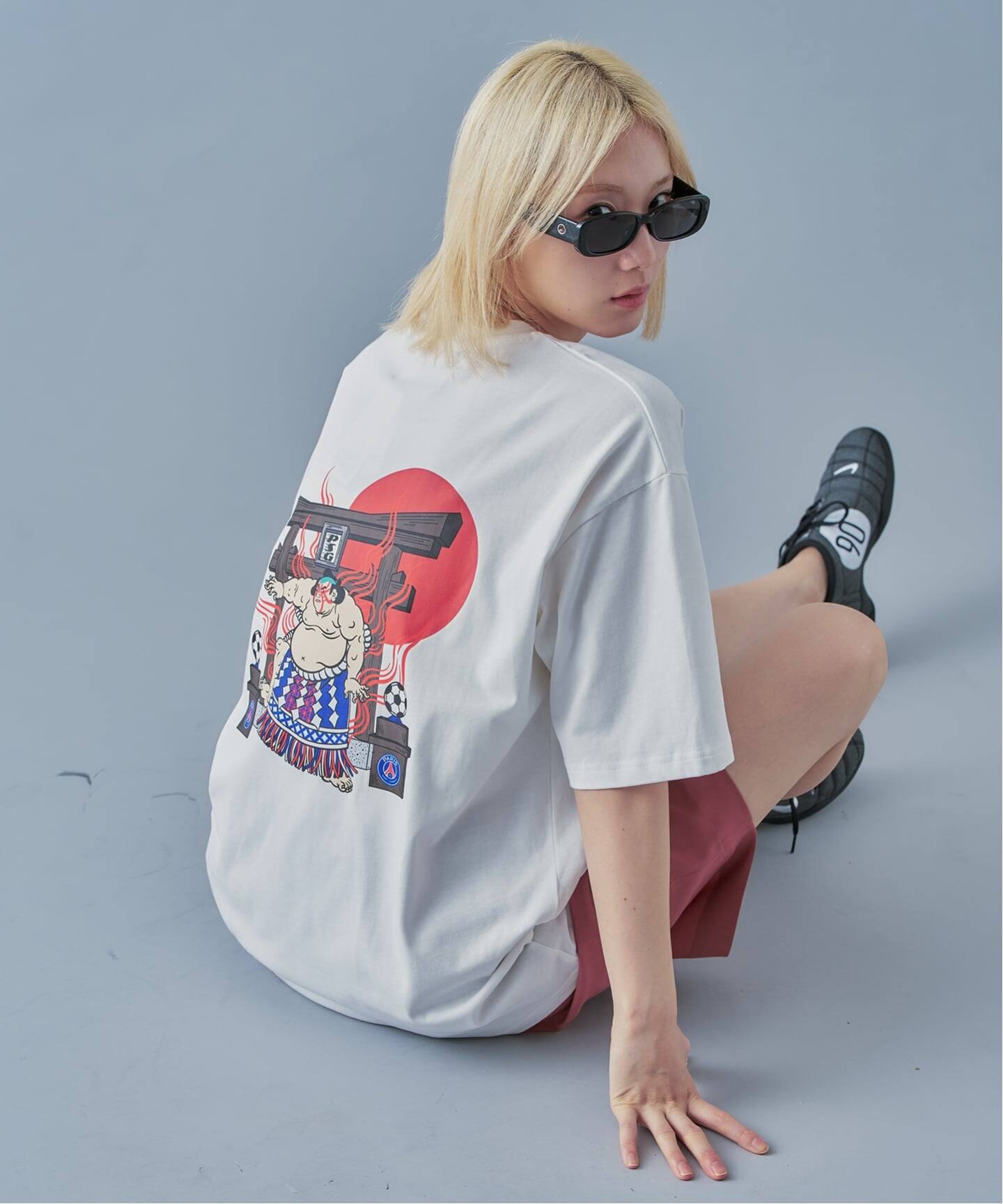 NAO YOSHIHARA x PSG】 RIKISHI GRAPHIC TEE（Tシャツ／カットソー