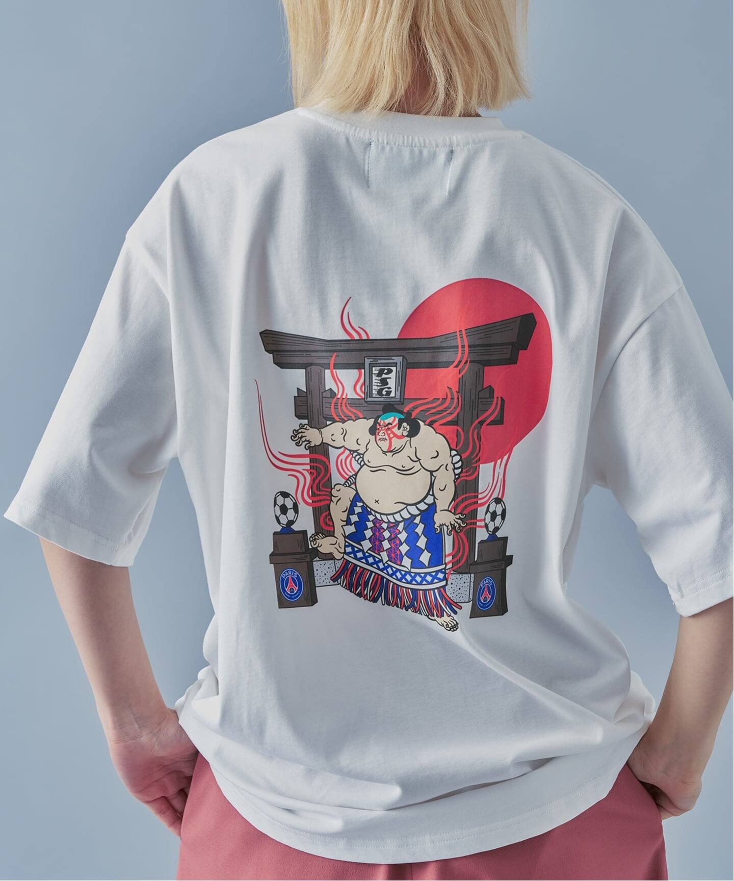 NAO YOSHIHARA x PSG】 RIKISHI GRAPHIC TEE（Tシャツ／カットソー