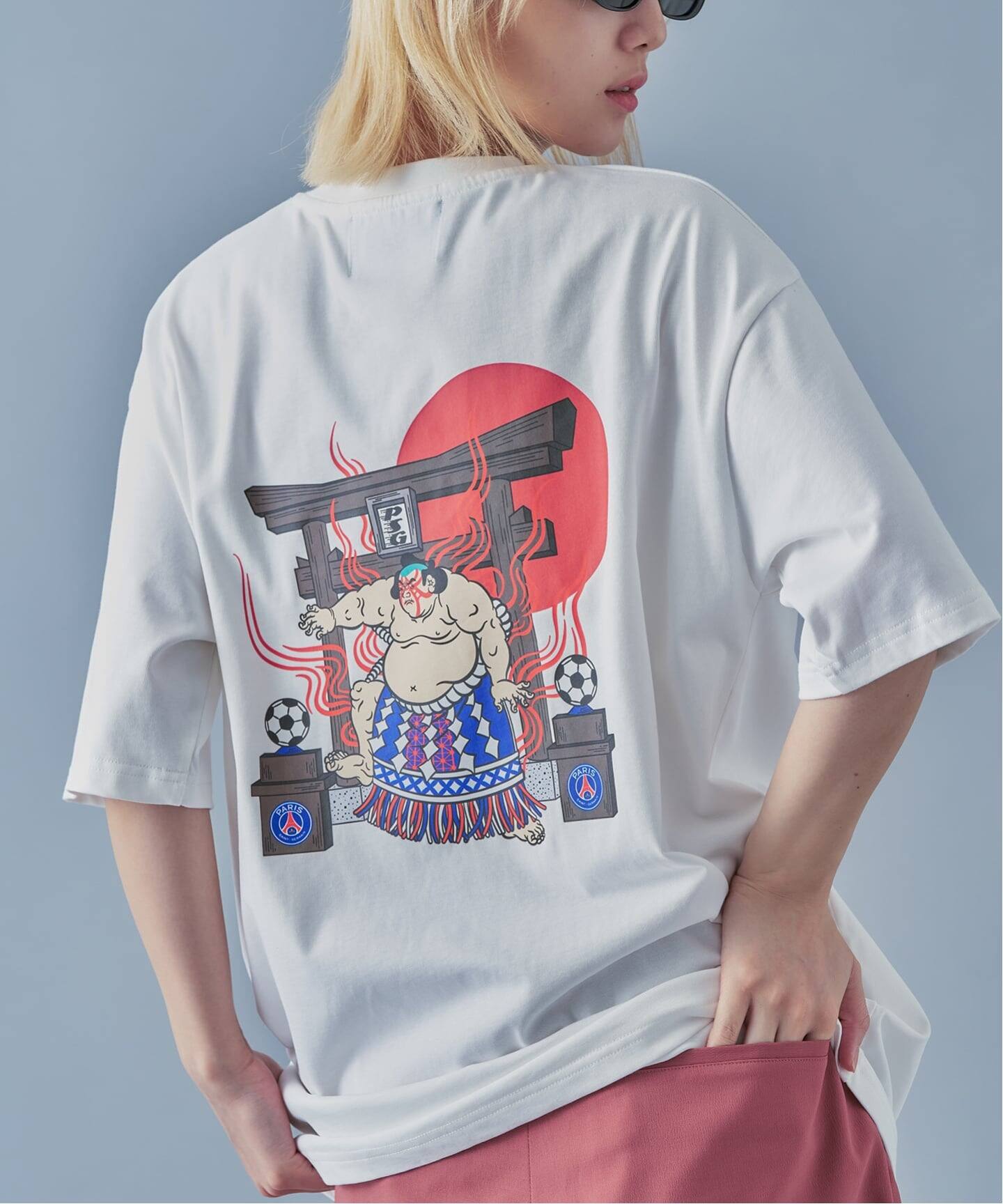 NAO YOSHIHARA x PSG】 RIKISHI GRAPHIC TEE（Tシャツ／カットソー