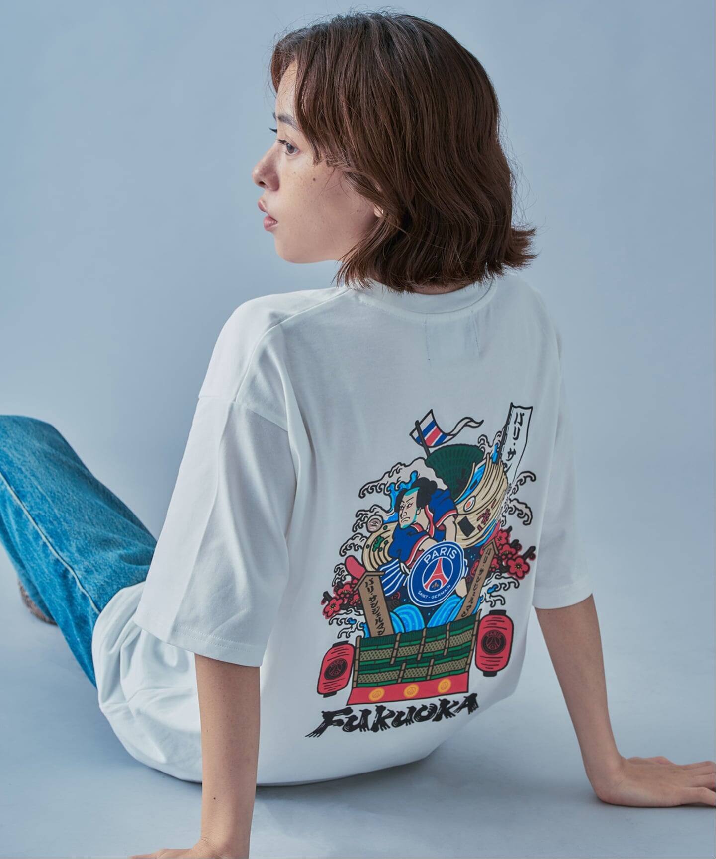 追加》【 PSG x BEY】 FUKUOKA COLLAGETEE（Tシャツ／カットソー