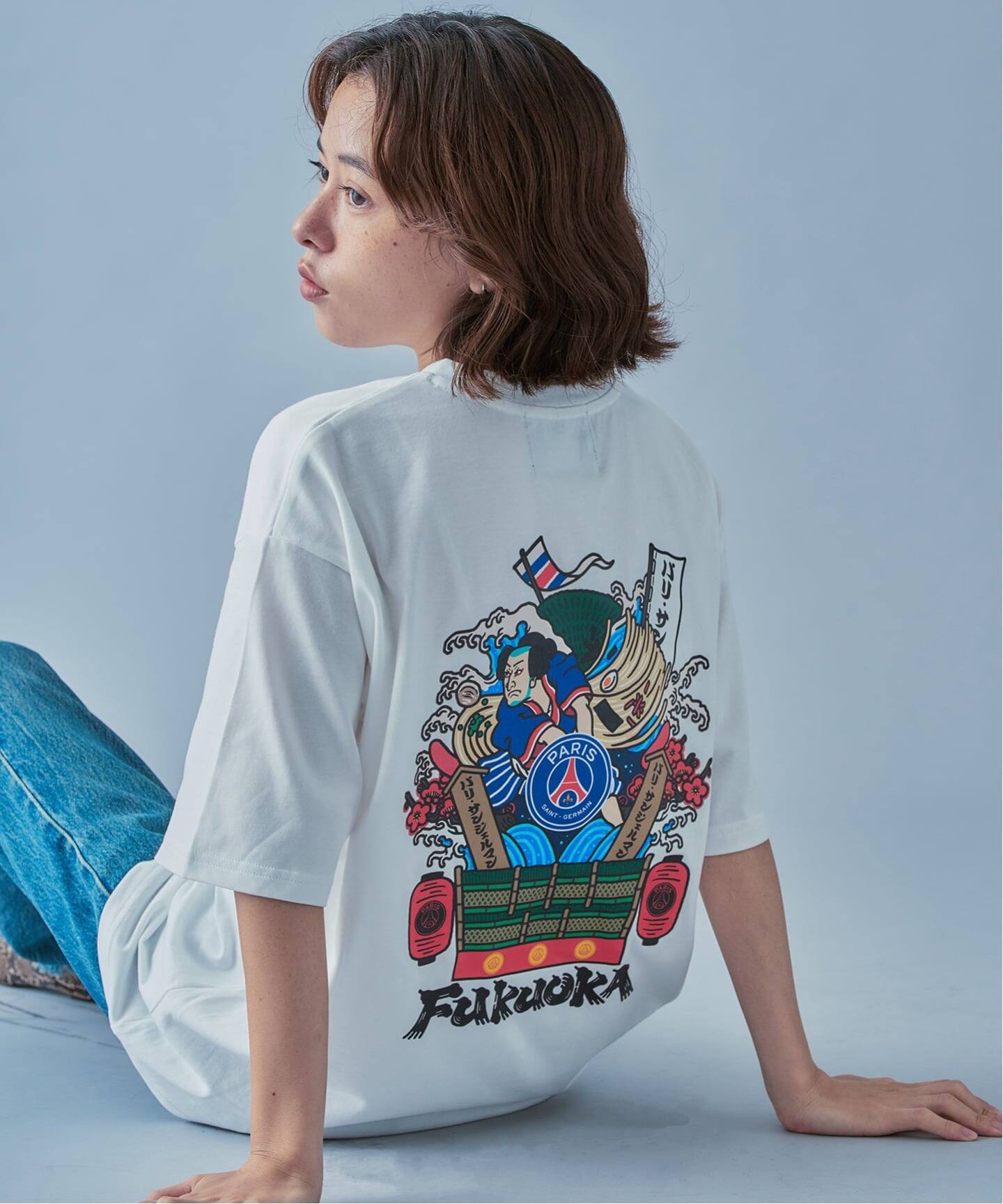 追加》【 PSG x BEY】 FUKUOKA COLLAGETEE（Tシャツ／カットソー