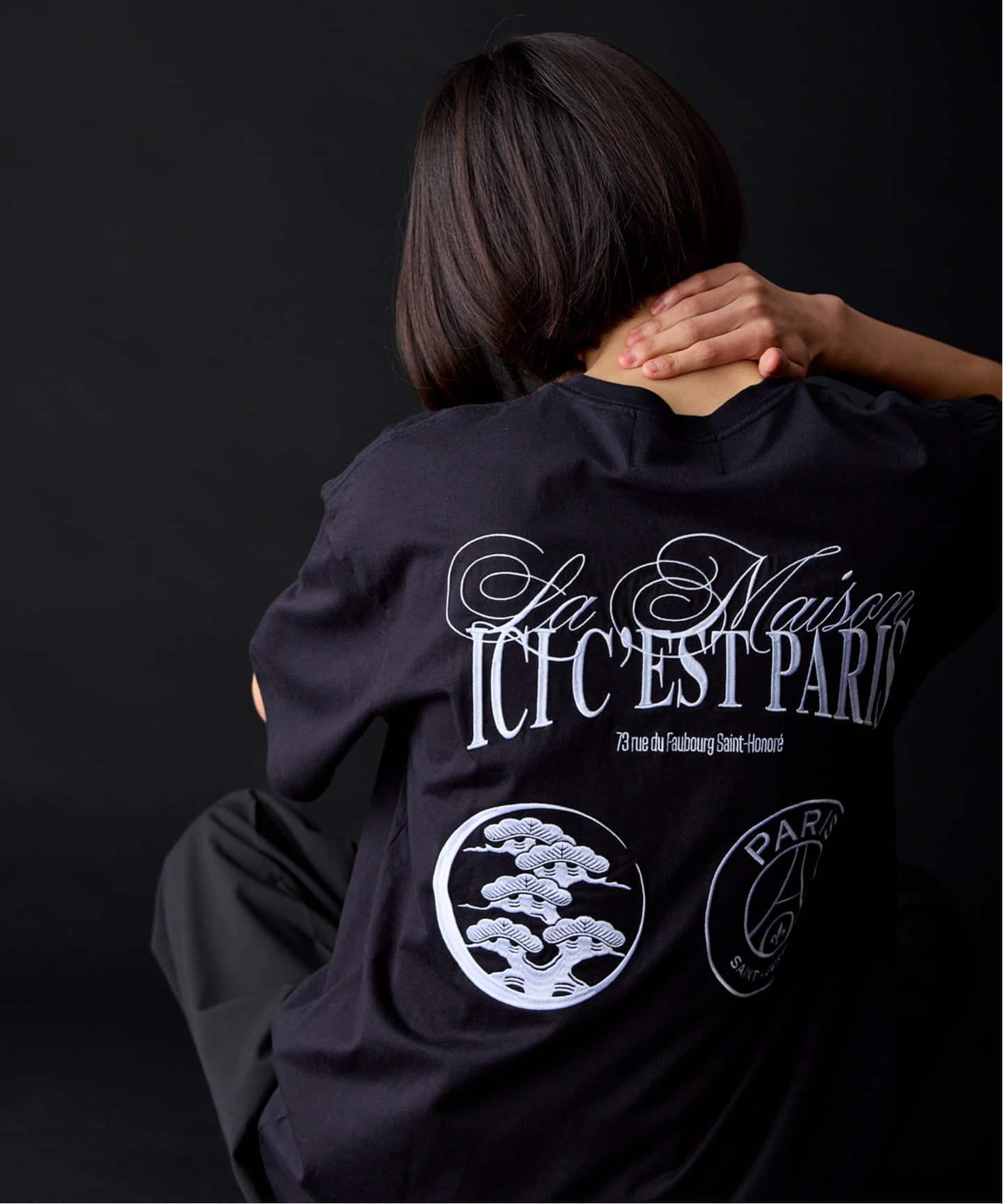 予約》TRADMAN'S BONSAI x PSG EMBROIDERY TEE（Tシャツ／カットソー