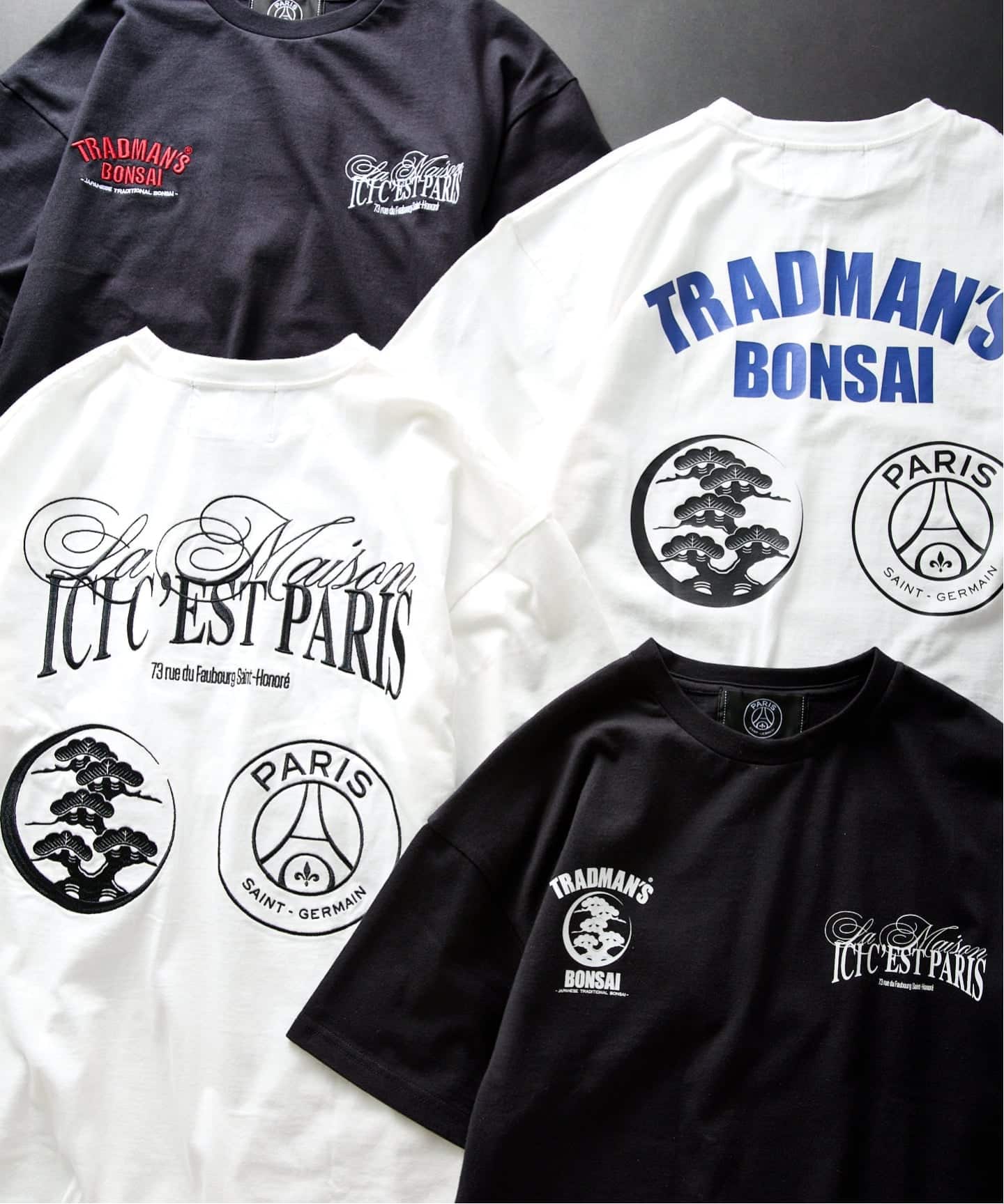 TRADMAN'S BONSAI x PSG EMBROIDERY TEE（Tシャツ／カットソー