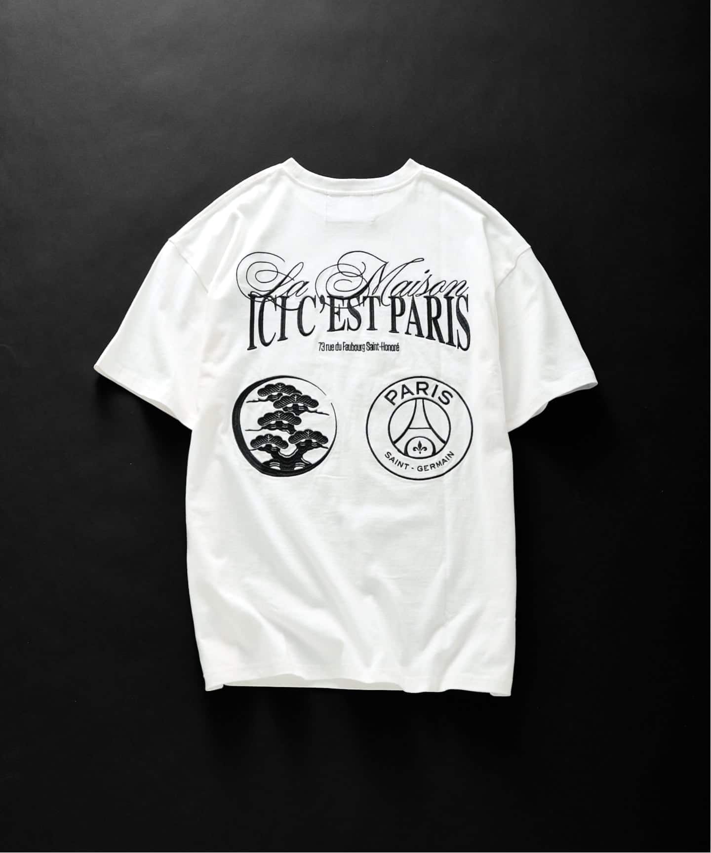予約》TRADMAN'S BONSAI x PSG EMBROIDERY TEE（Tシャツ／カットソー