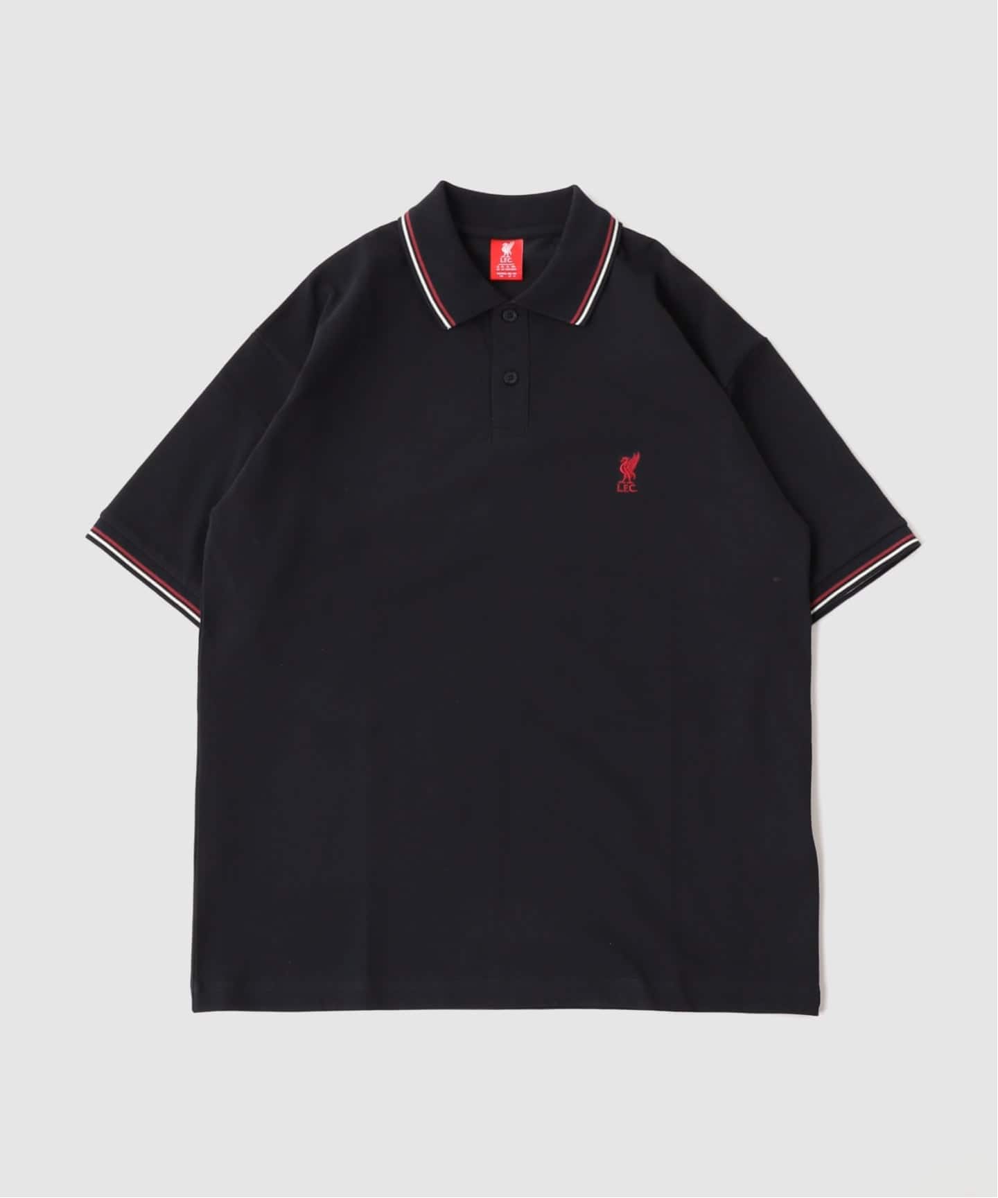 リバプール　ポロシャツ　ブラック　M LFC アンフィールド Liverpool FC / リバプール FC】 LINE POLO SH（Tシャツ／カットソー