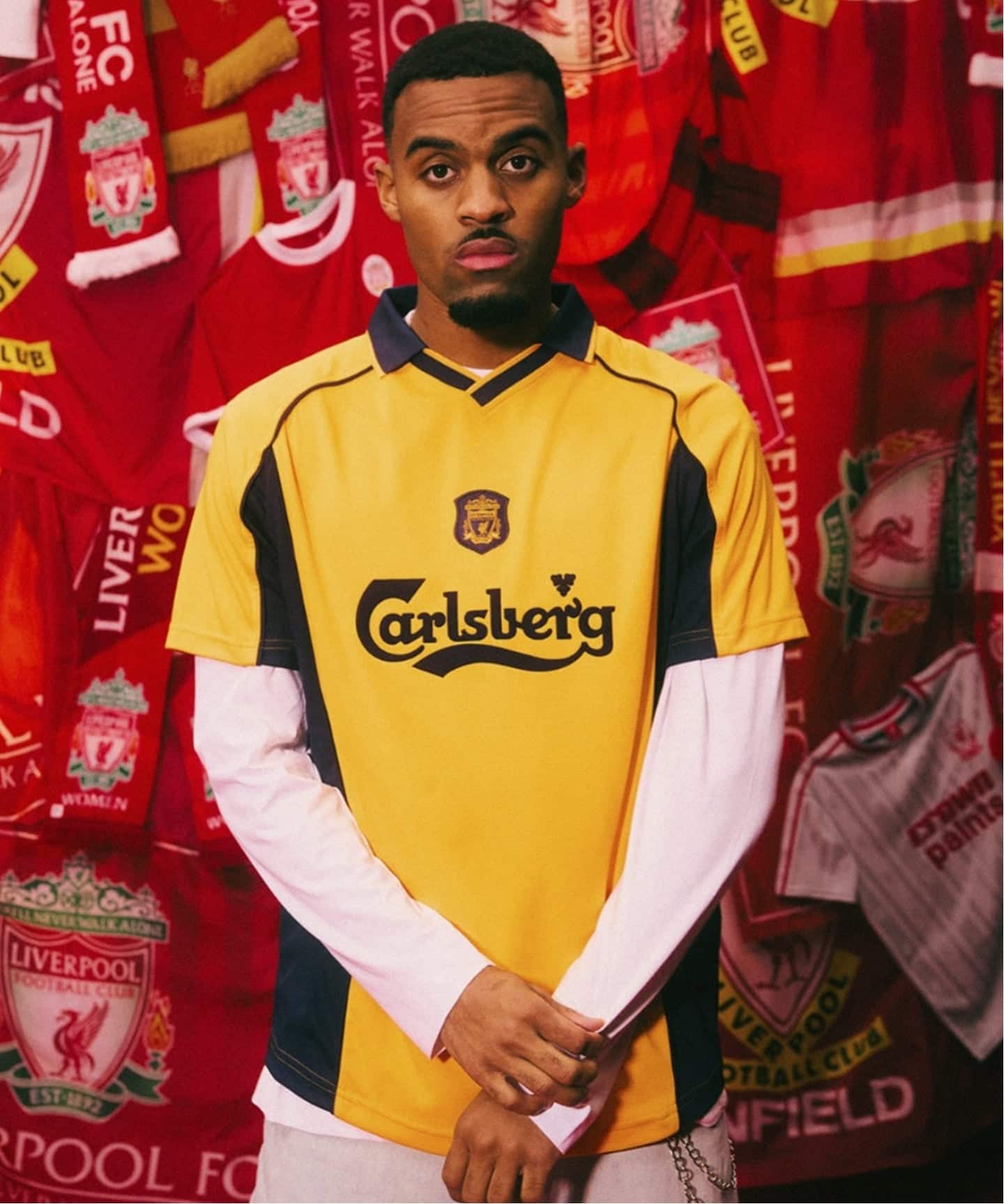 Liverpool FC / リバプール FC】2000 - 2001 AWAY SHIRT（Tシャツ