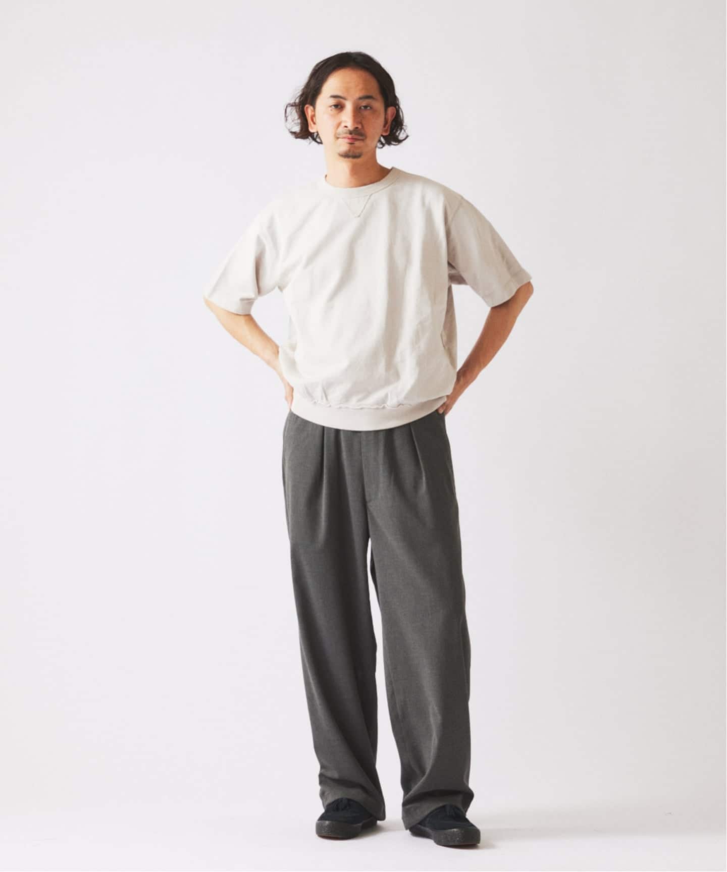 ラフカット ミニ裏毛 半袖スウェット（Tシャツ／カットソー）｜JOURNAL
