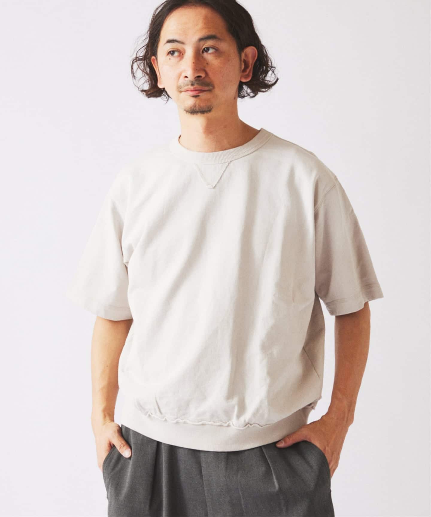 ラフカット ミニ裏毛 半袖スウェット（Tシャツ／カットソー）｜JOURNAL