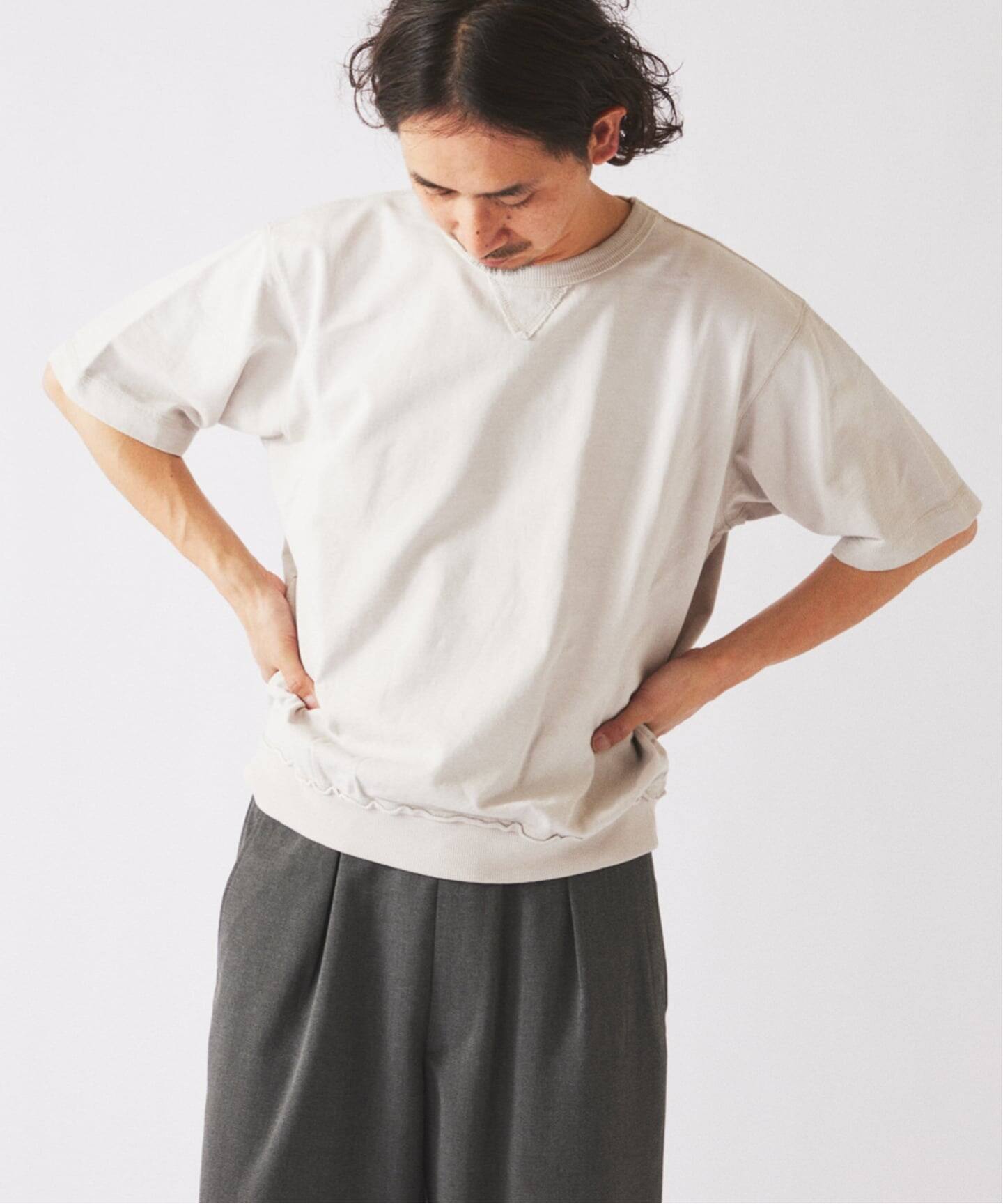 ラフカット ミニ裏毛 半袖スウェット（Tシャツ／カットソー）｜JOURNAL