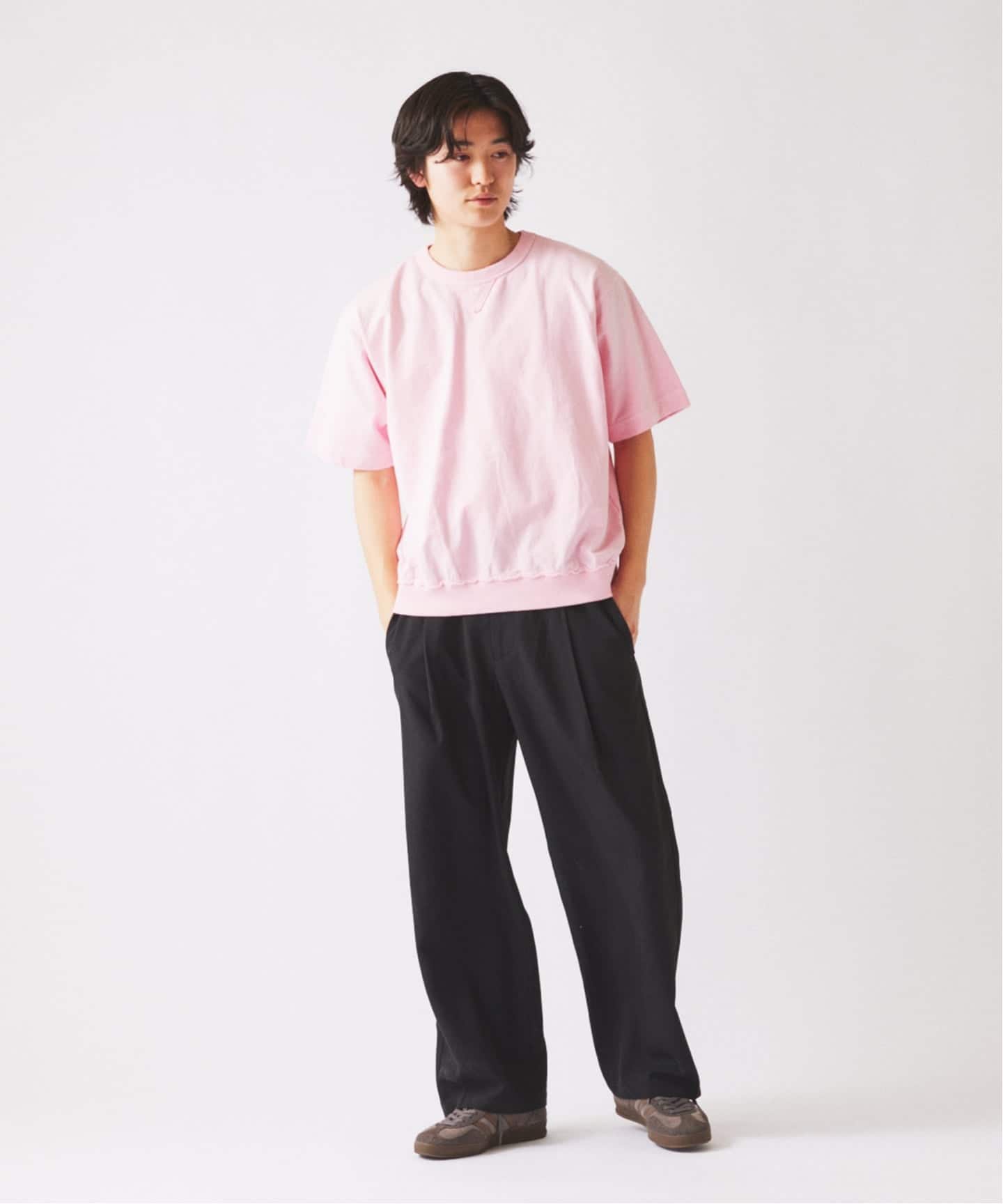 ラフカット ミニ裏毛 半袖スウェット（Tシャツ／カットソー）｜JOURNAL