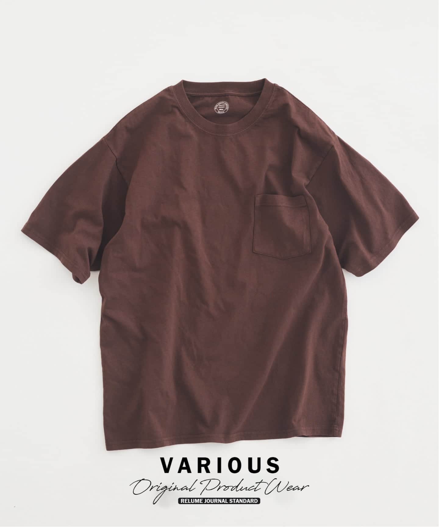 ヴァリアス ガーメントダイ ポケットTシャツ（Tシャツ／カットソー