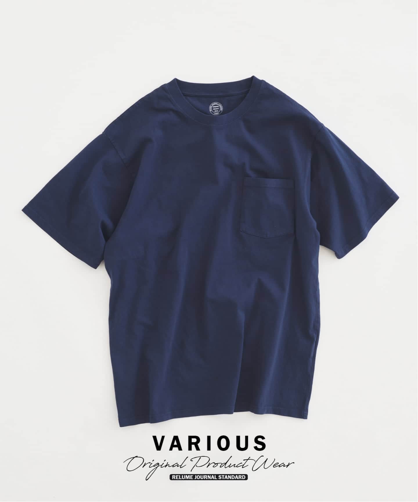 ヴァリアス ガーメントダイ ポケットTシャツ（Tシャツ／カットソー