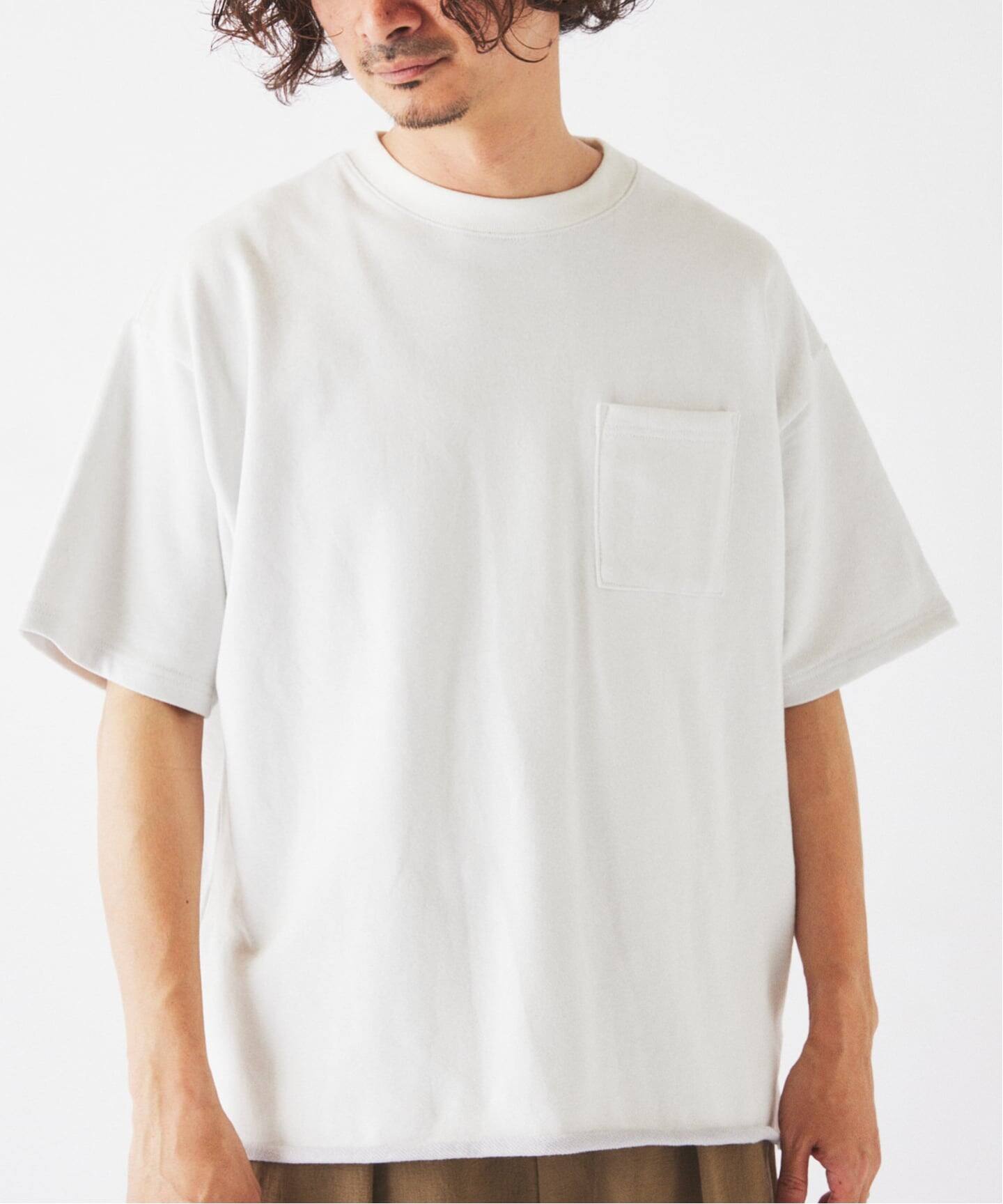 ミニ裏毛 コントラストカラー カットオフTシャツ（Tシャツ／カットソー