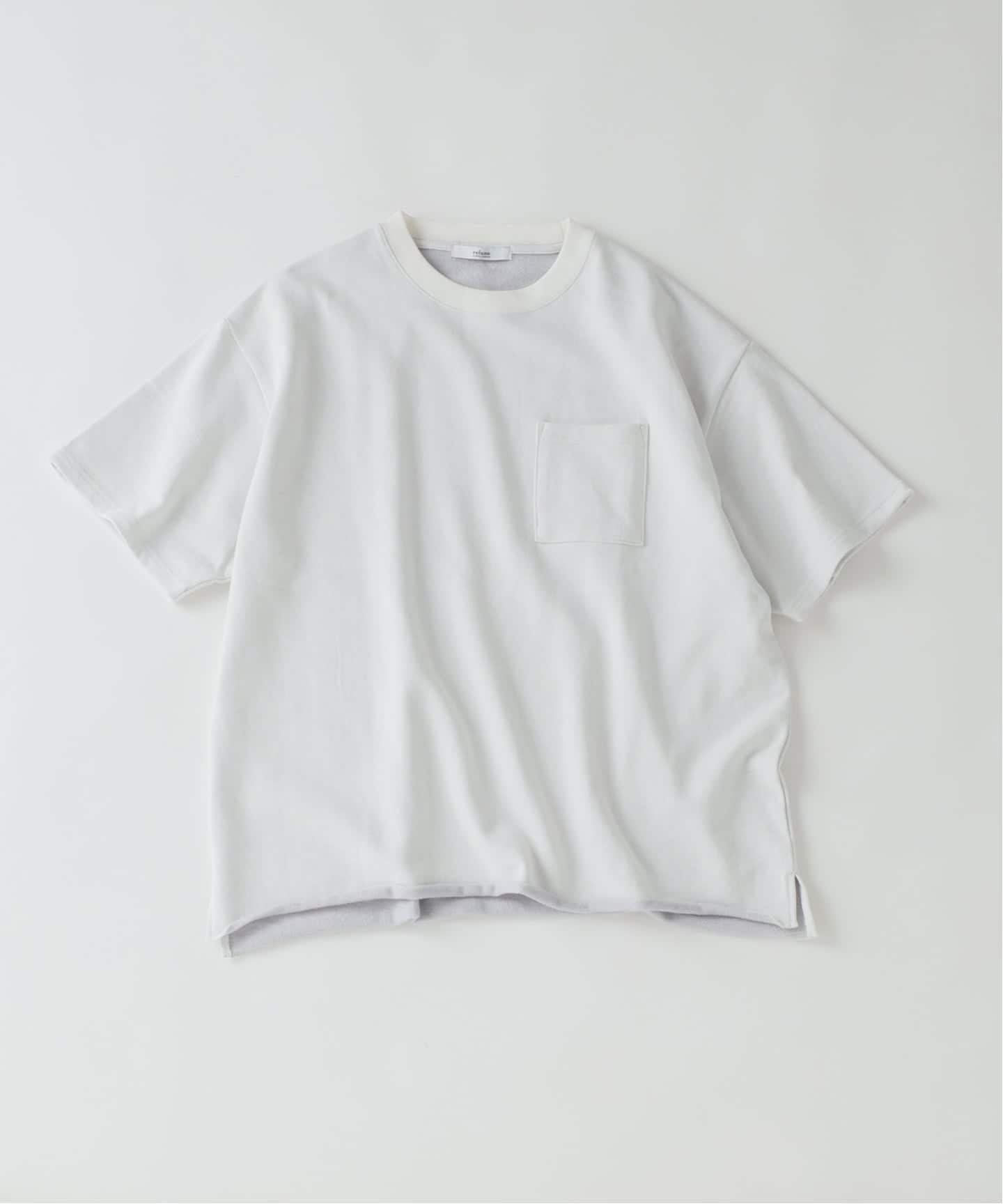 ミニ裏毛 コントラストカラー カットオフTシャツ（Tシャツ／カットソー