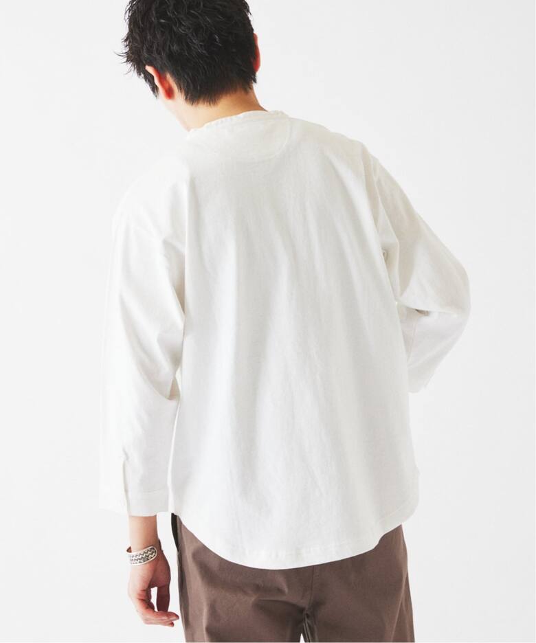 スリーピング ヘンリーネック ロングスリーブ（Tシャツ／カットソー 