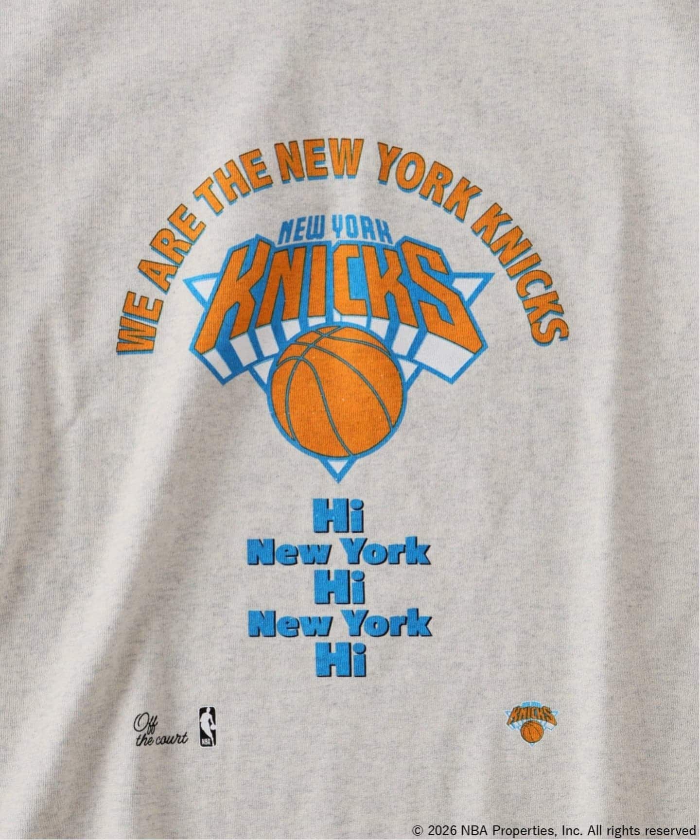 【現行・完売品】OFF THE COURT by NBA ラグビーシャツ【M】 Off The Court by NBA / オフ・ザ・コート バイ NBA 別注 プリントT
