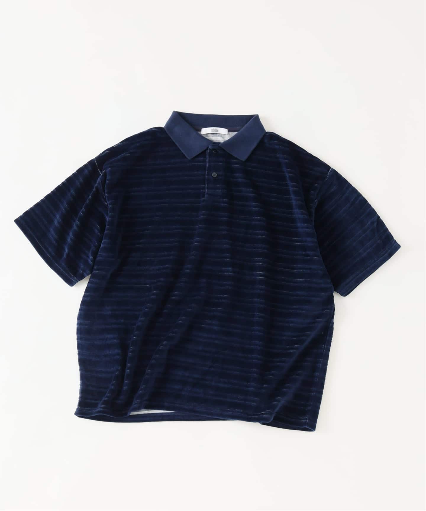 ベロア ボーダー ポロシャツ（ポロシャツ）｜JOURNAL STANDARD relume