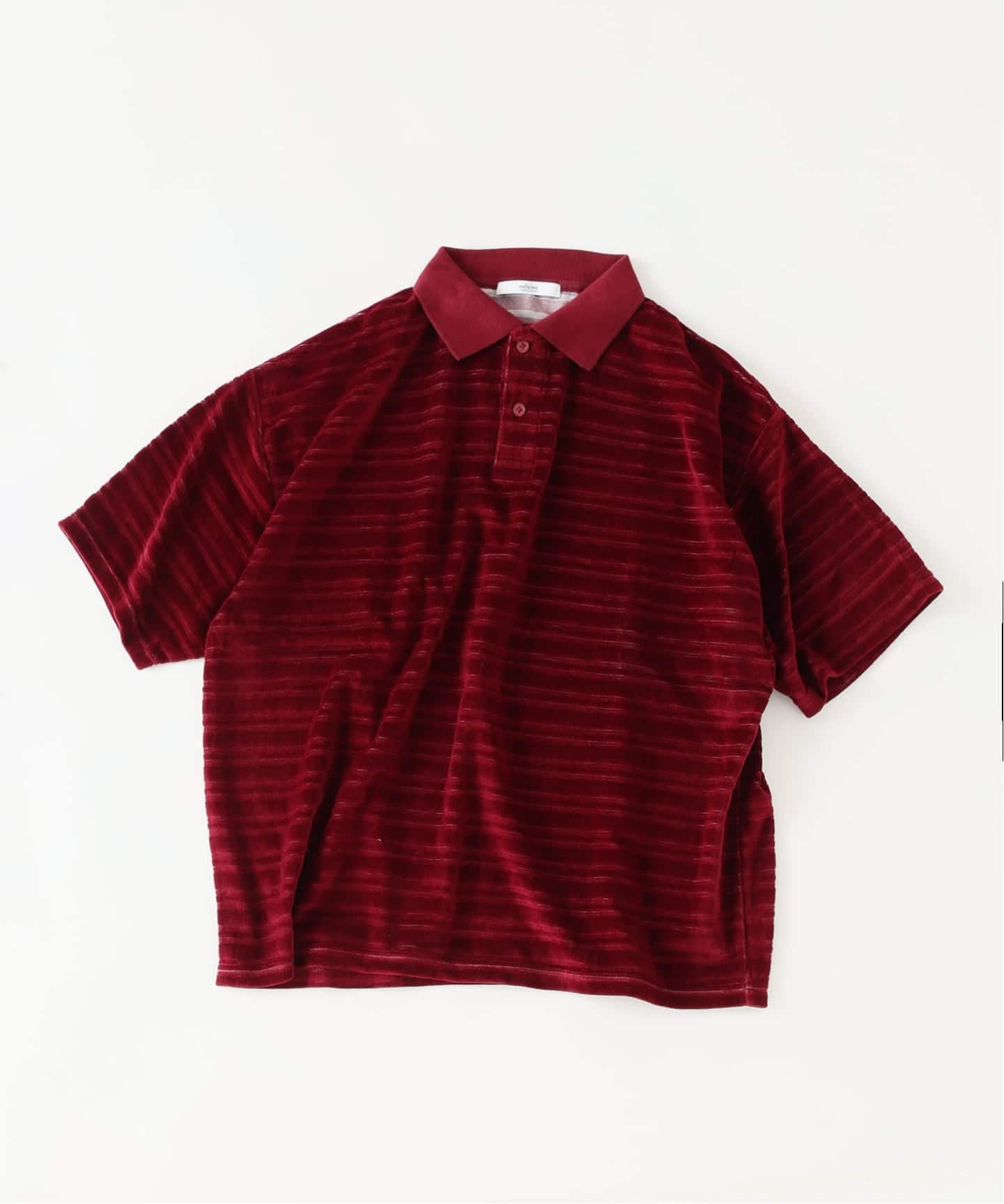 ベロア ボーダー ポロシャツ（ポロシャツ）｜JOURNAL STANDARD relume