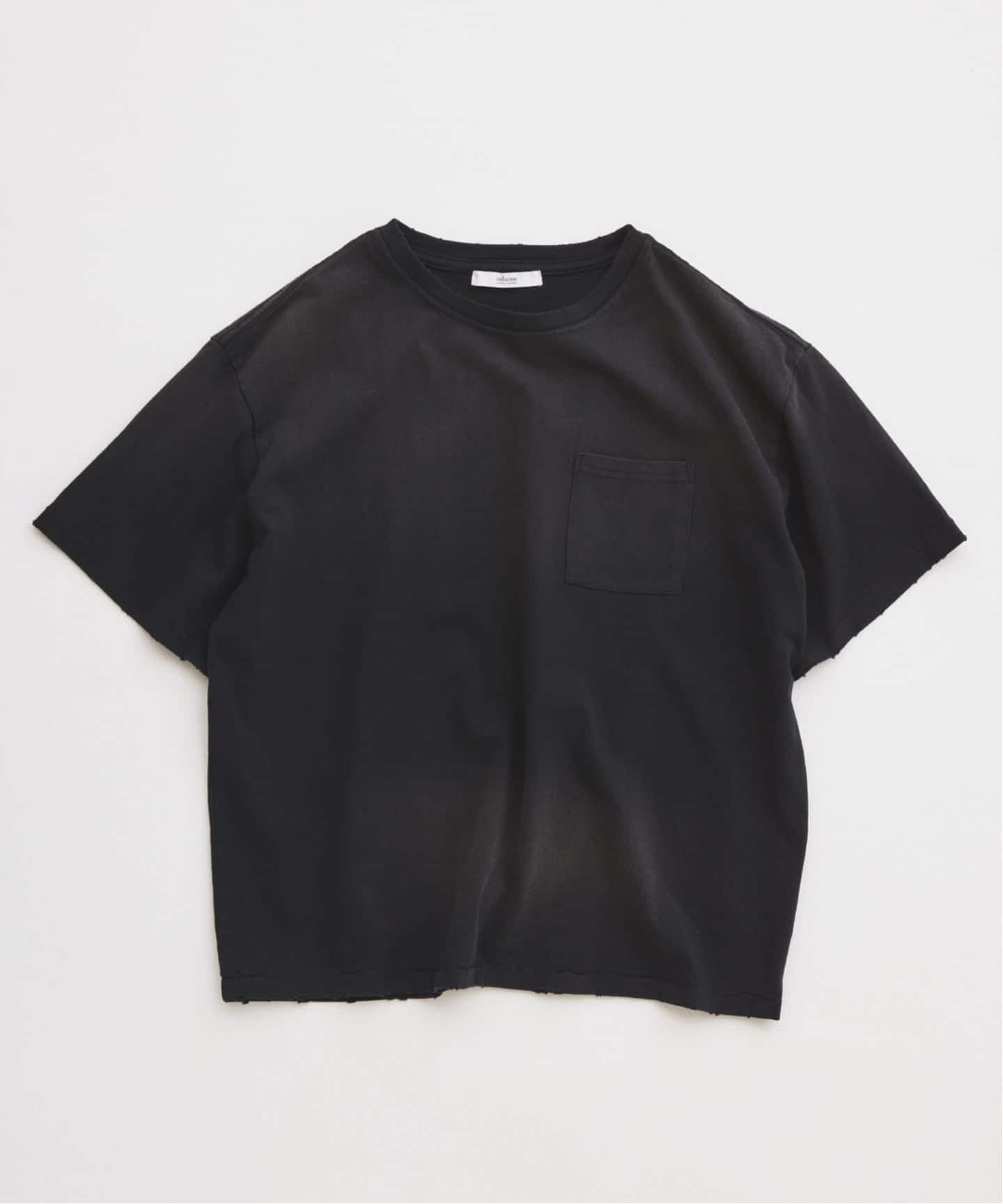 BVD ポケット Tシャツ 無地 鬼フェード フェード レッド サンフェード 赤 サンウォッシュ フェード加工 ポケットTシャツ（Tシャツ／カットソー