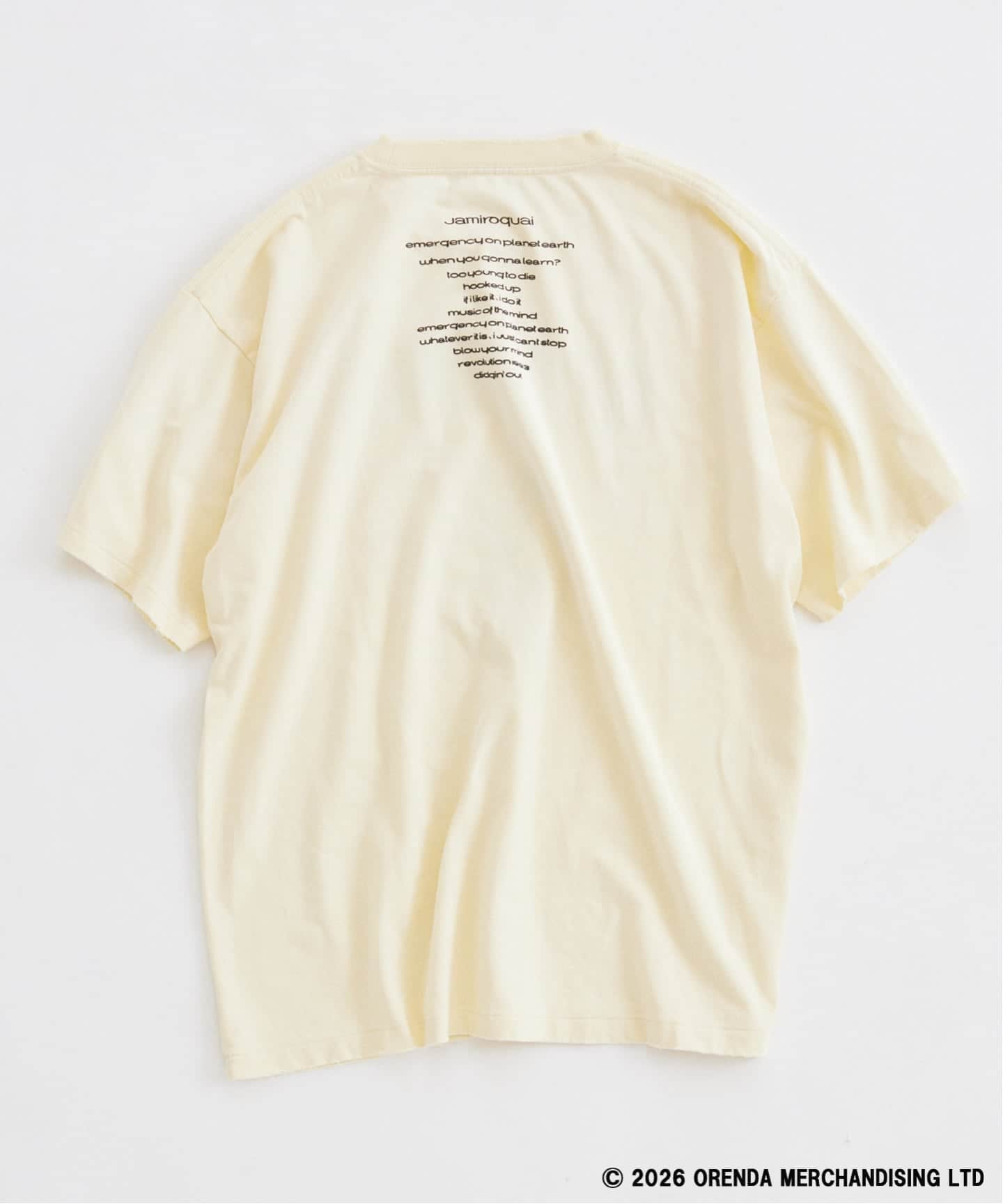 予約》Jamiroquai / ジャミロクワイ 別注 フェードプリント Tシャツ（T