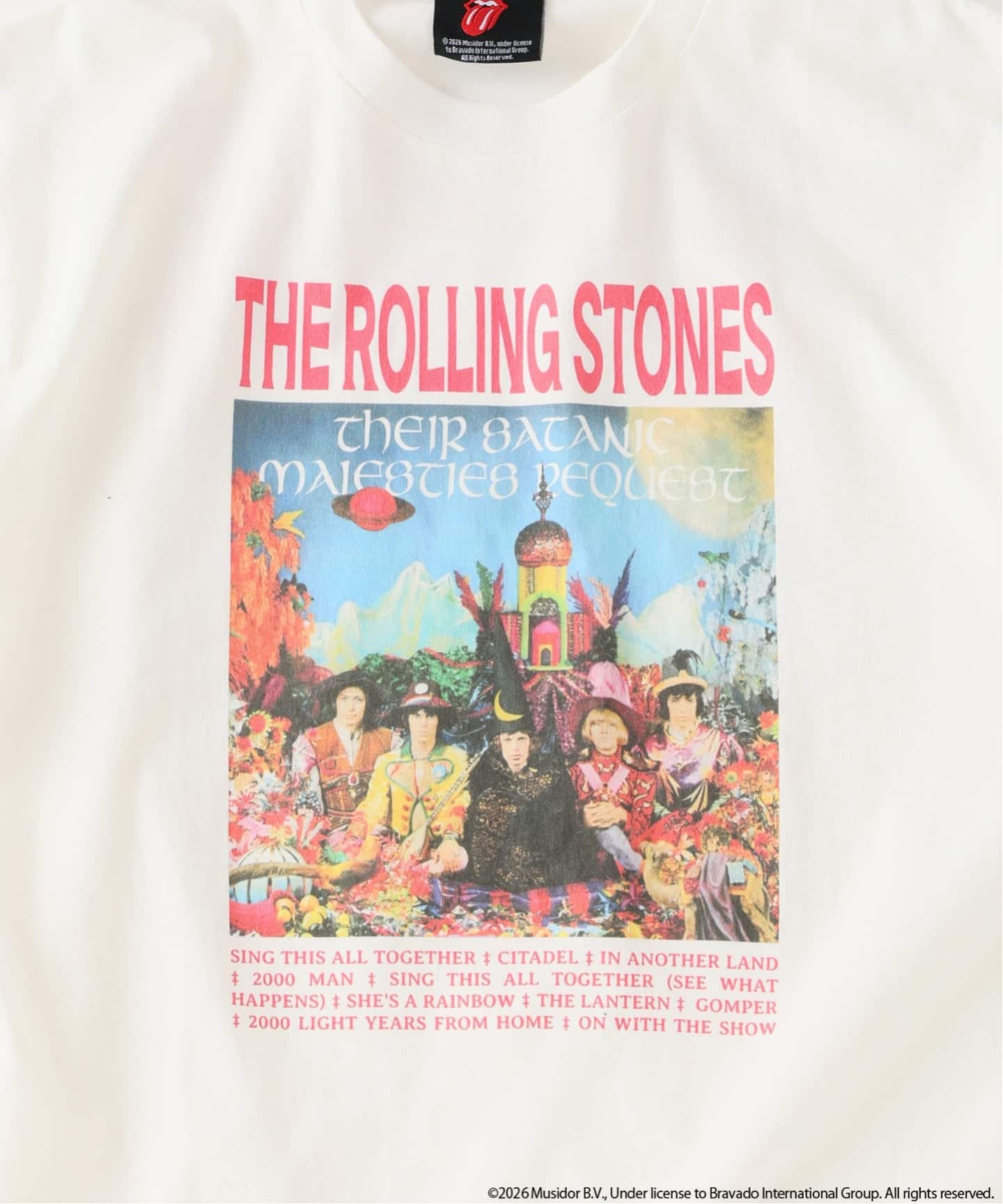 ローリングストーンズ 別注 ヴィンテージ加工 プリントTシャツ（T