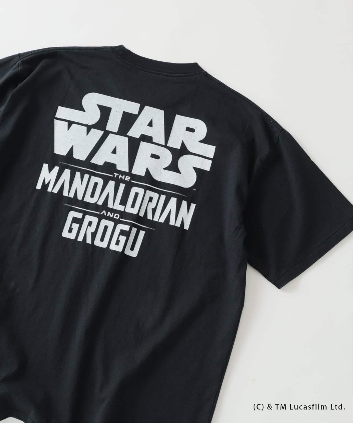 【新品】relume マンダロリアン・アンド・グローグー 別注 プリントTシャツ スター・ウォーズ/マンダロリアン・アンド・グローグー 別注 プリントT