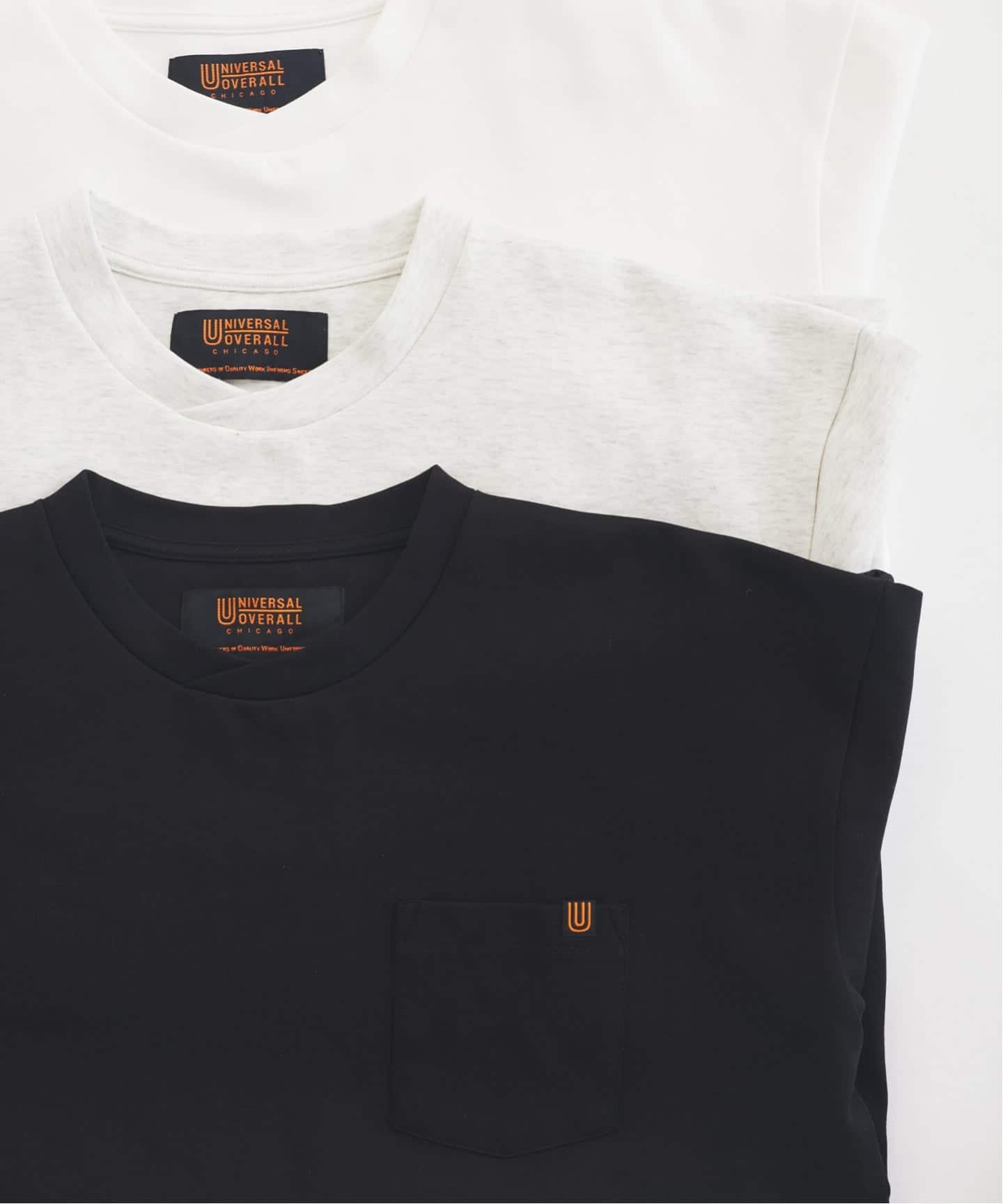 追加》UNIVERSAL OVERALL 別注 ブラックラベル ポンチTシャツ（Tシャツ