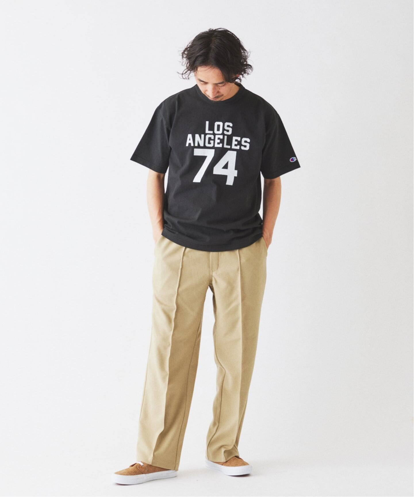 CHAMPION / チャンピオン 別注 T1011 カレッジプリント Tシャツ（T